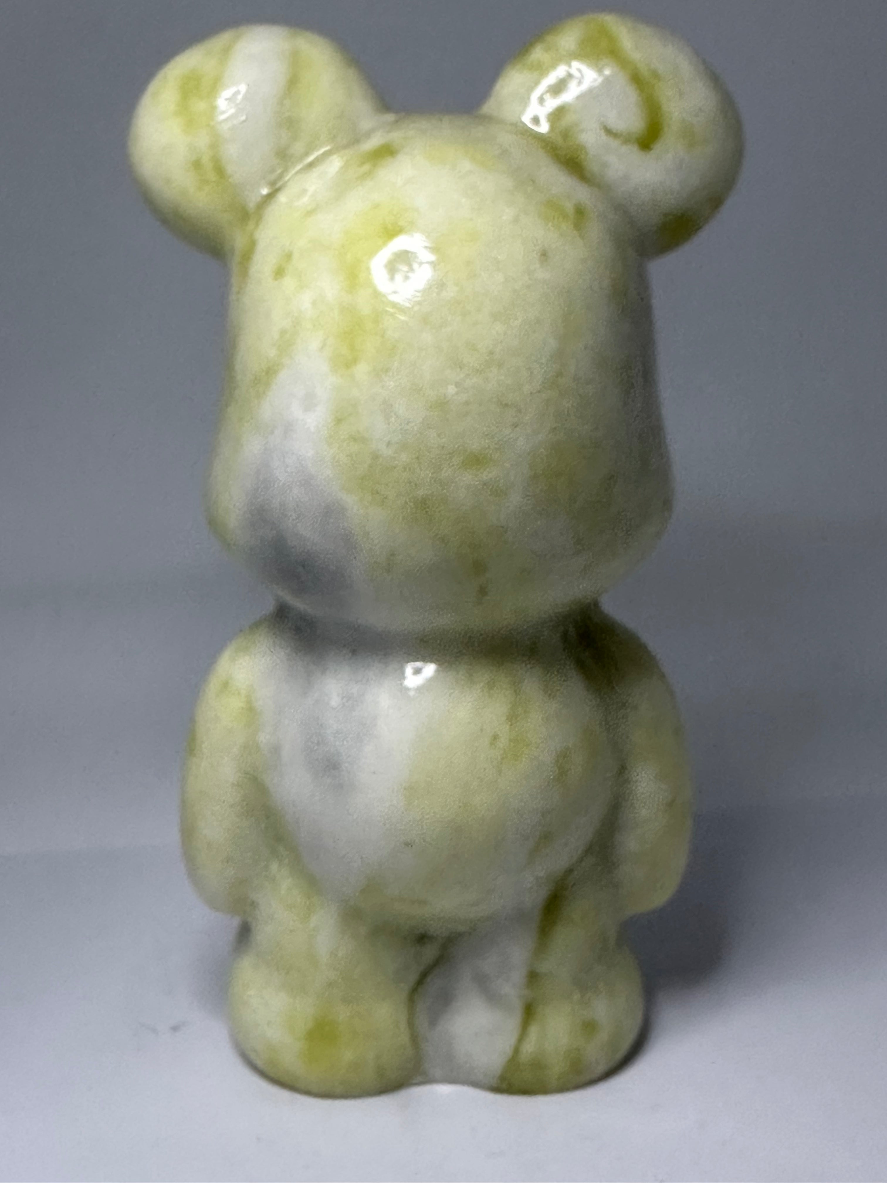 Lemon Jade Bear Carving