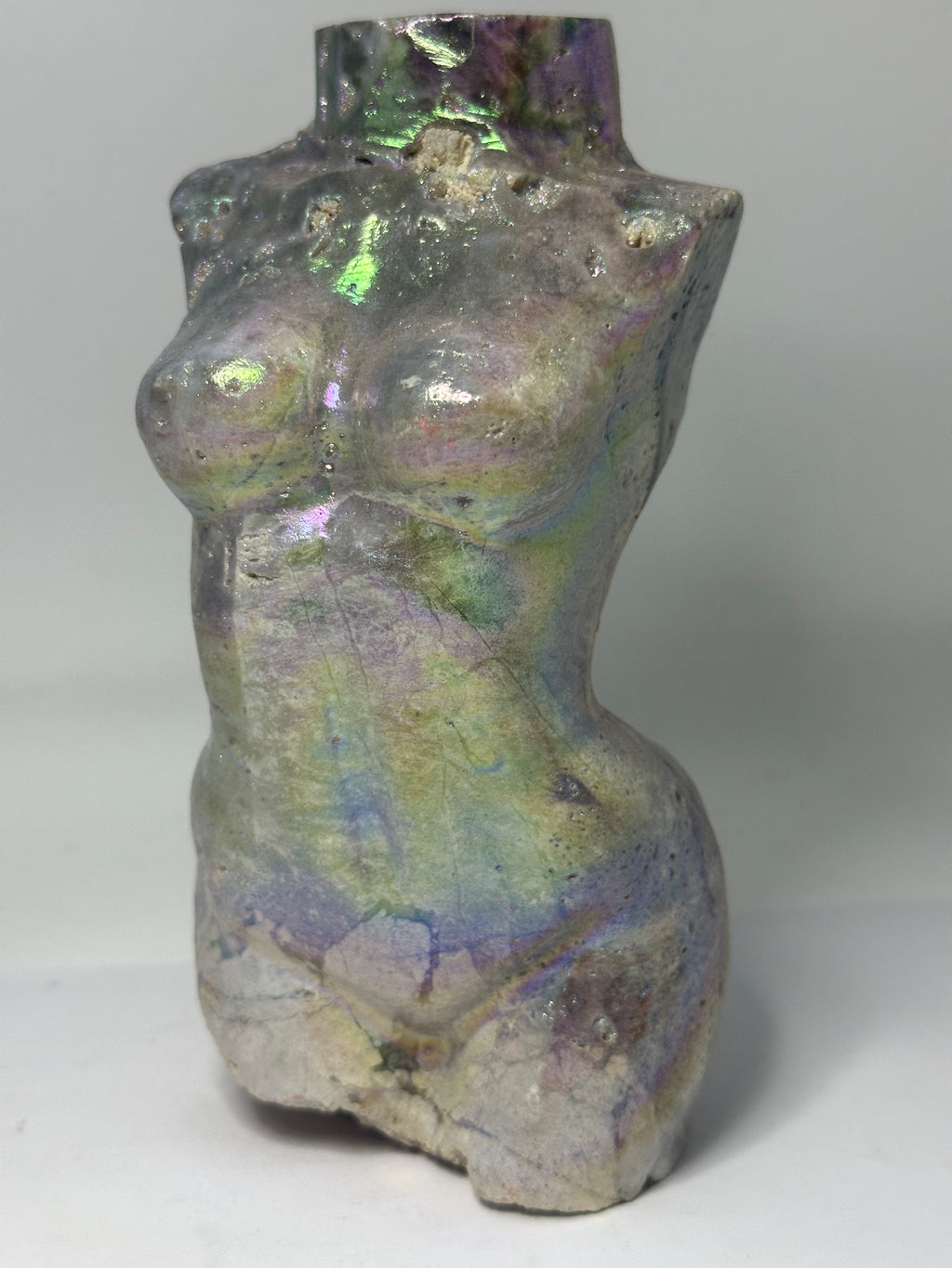 Aura Sphalerite Lady Body Carving
