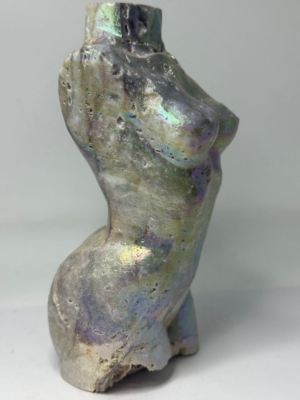 Aura Sphalerite Lady Body Carving