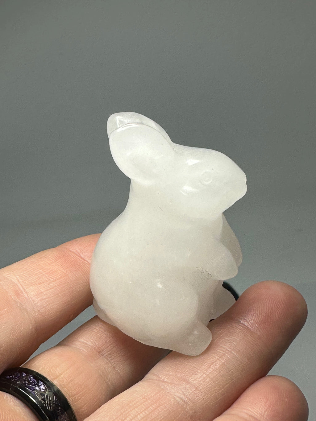Crystal Bunny Carving
