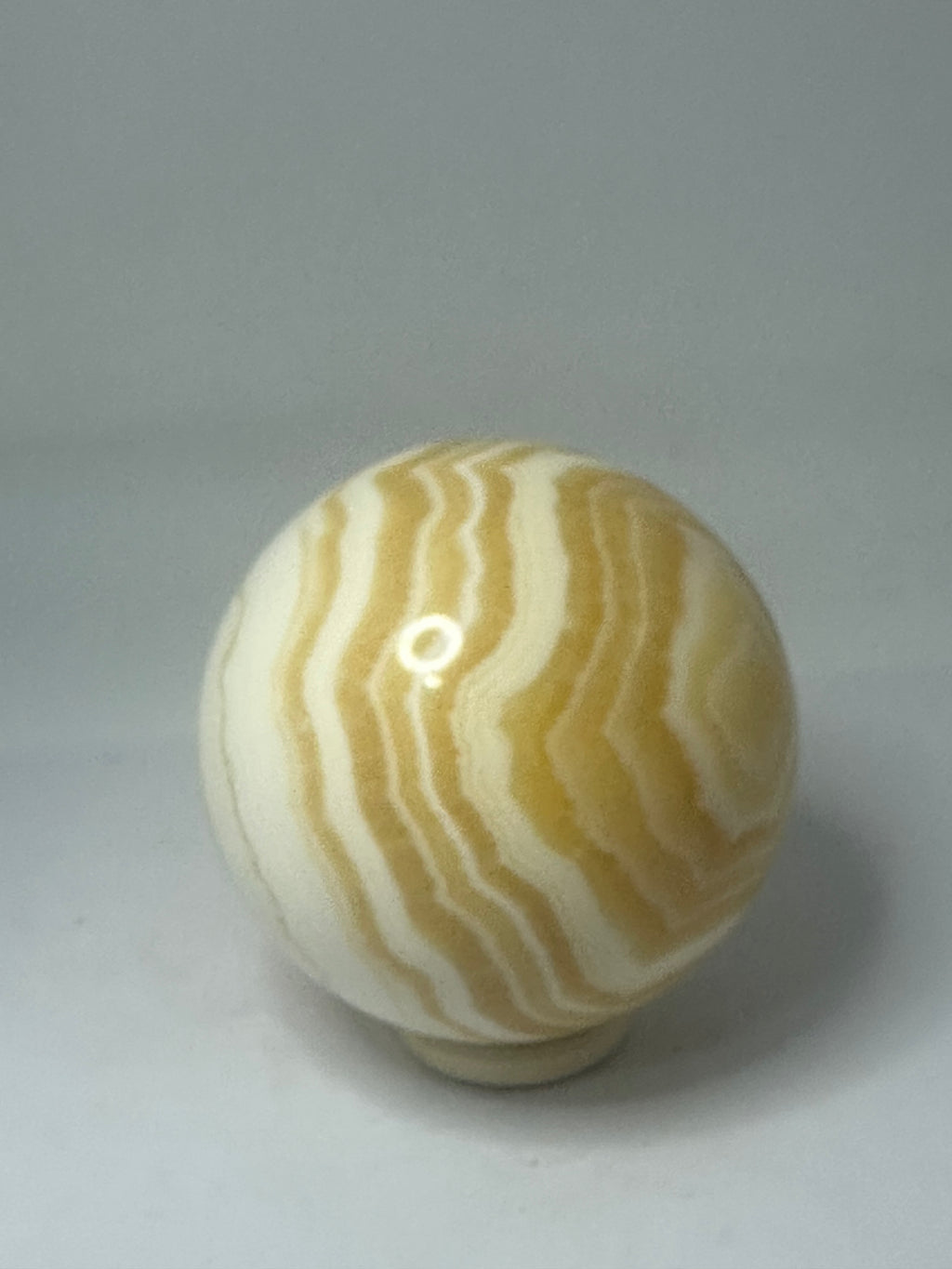 Orange Calcite Sphere 453g – 70mm Diameter