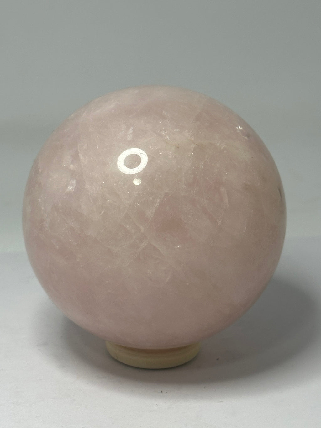Rose Quartz Sphere 677g – 80mm Diameter