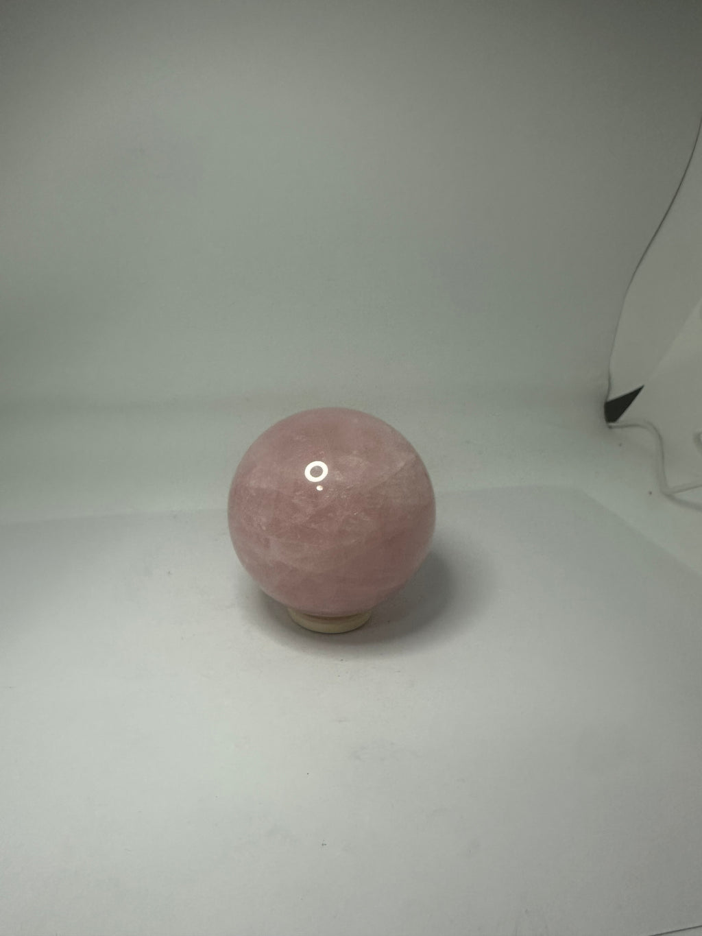 Rose quartz sphere