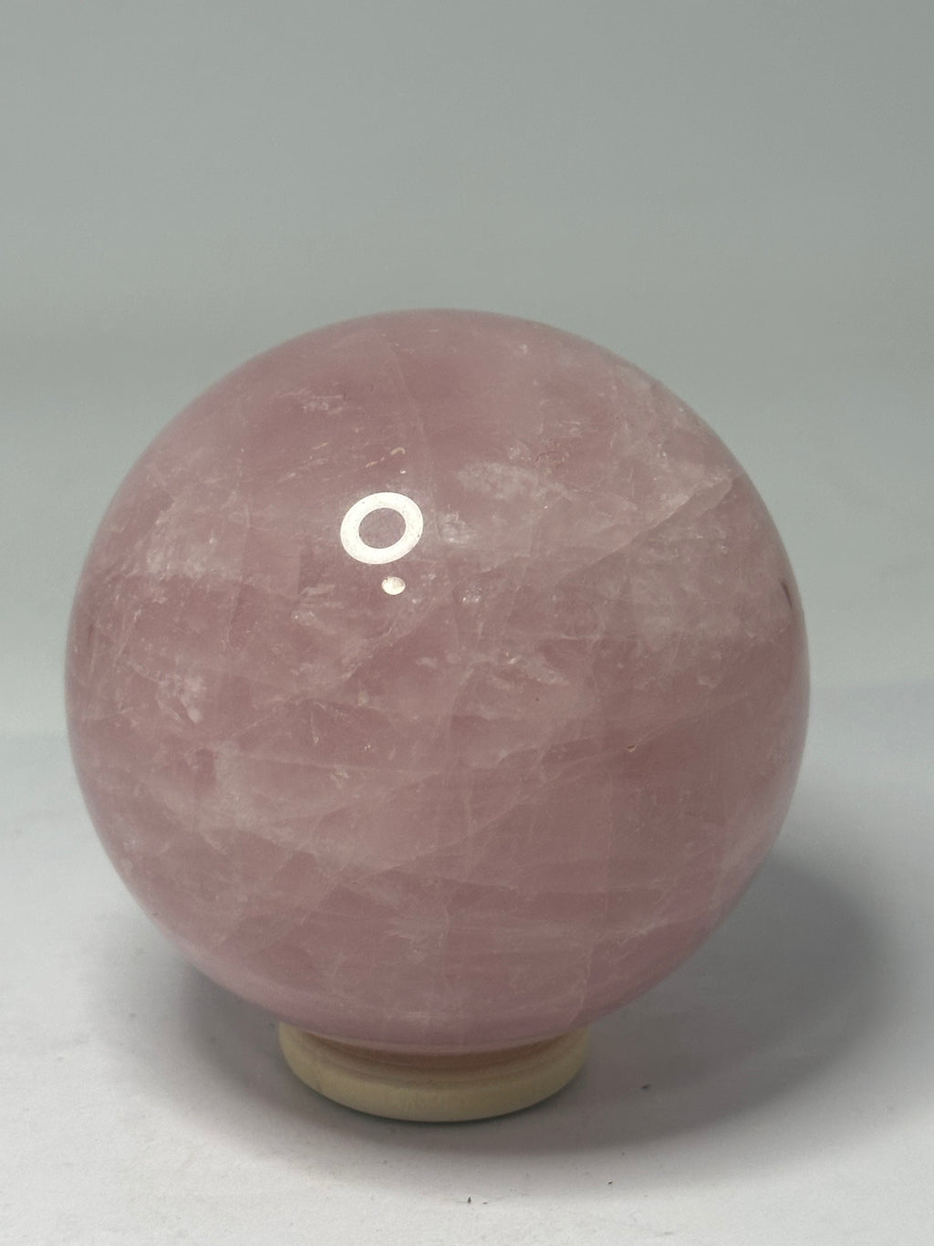 Rose quartz sphere