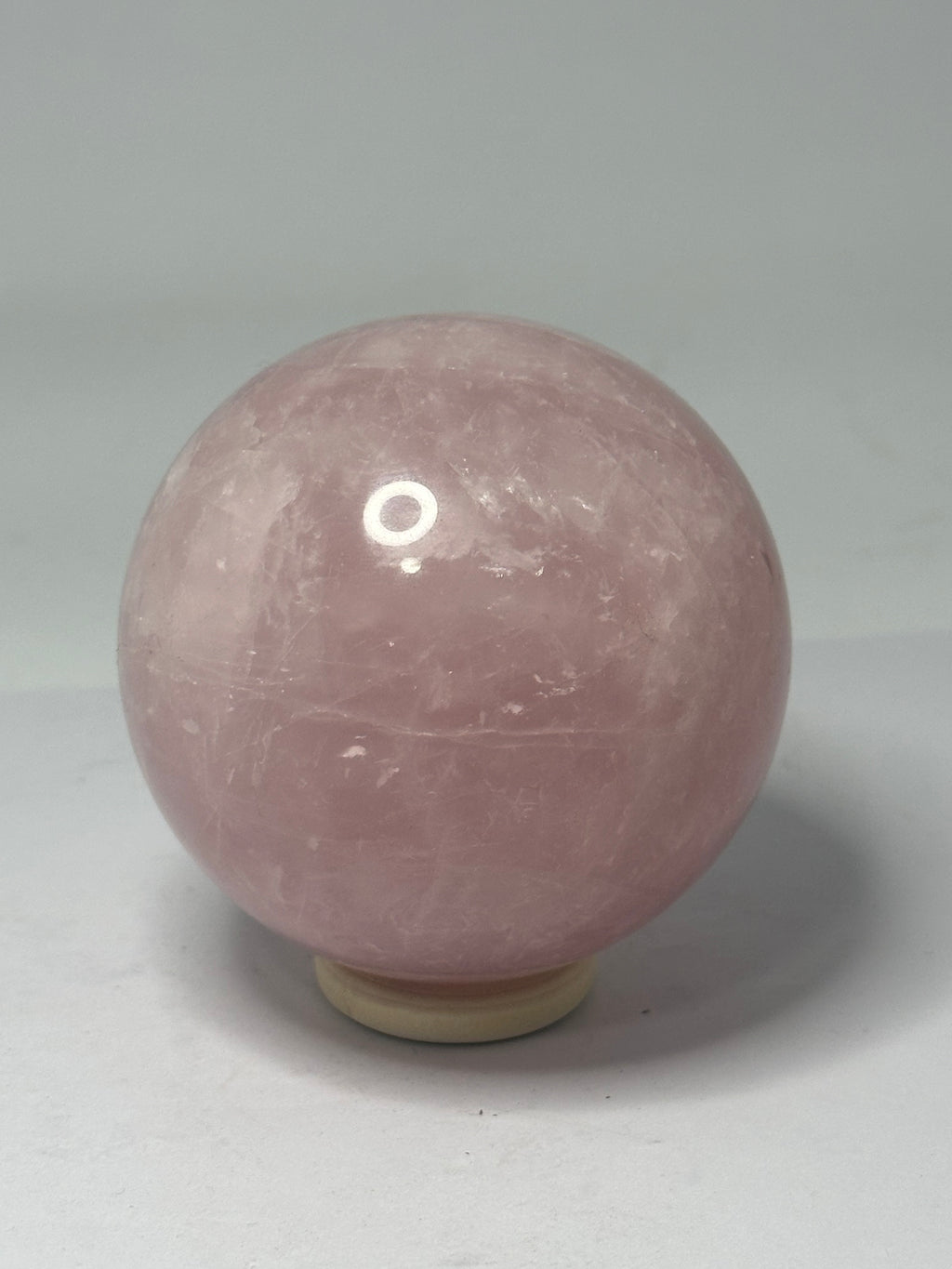 Rose quartz sphere