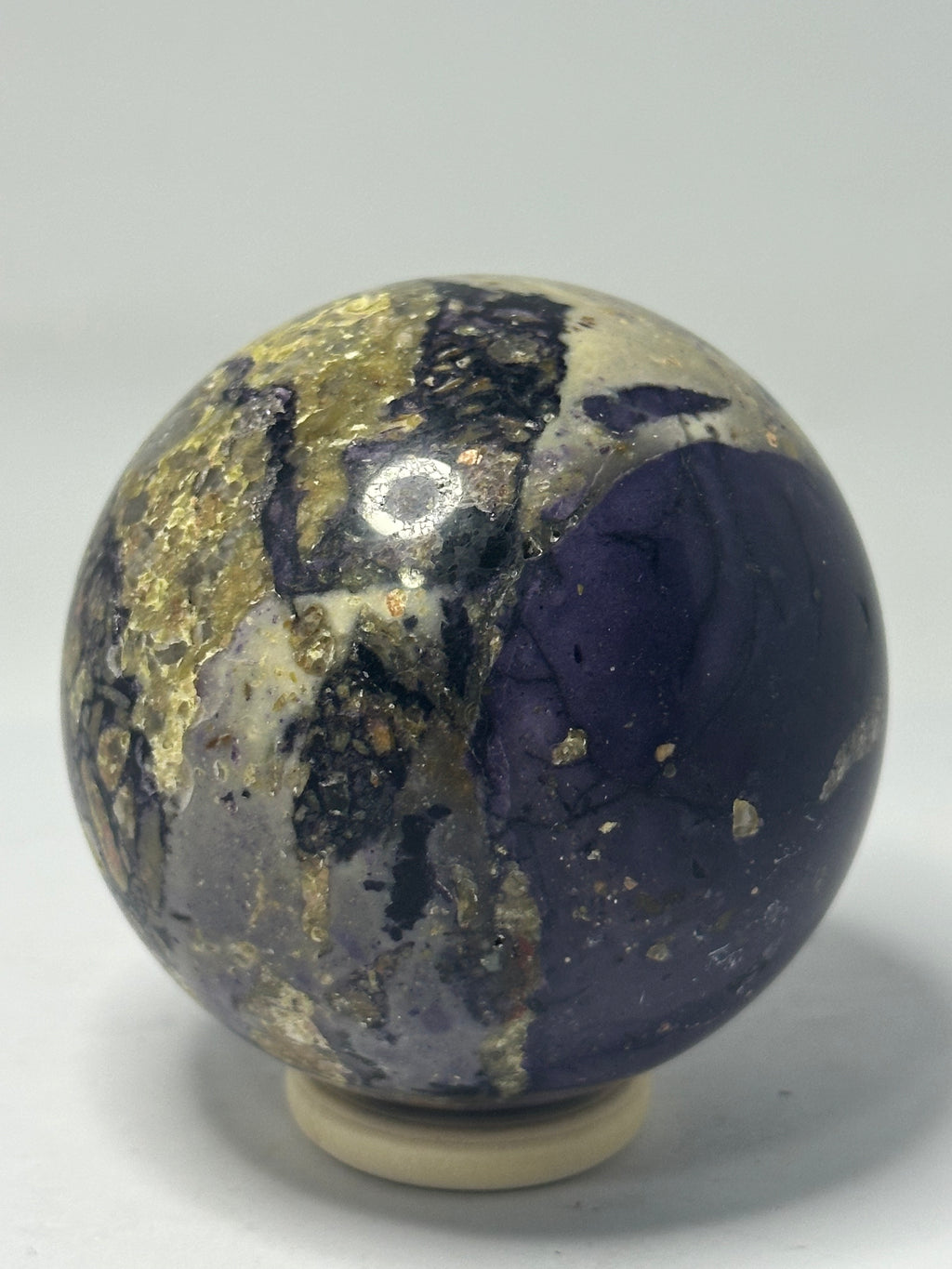 Chinese Charoite Sphere 400g – 65mm Diameter