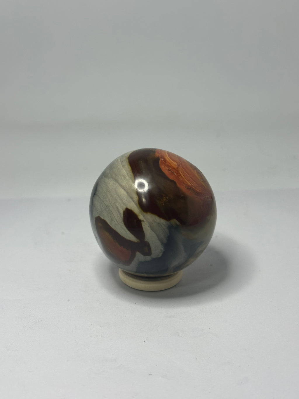 Polychrome Jasper Sphere 252g – 58mm Diameter