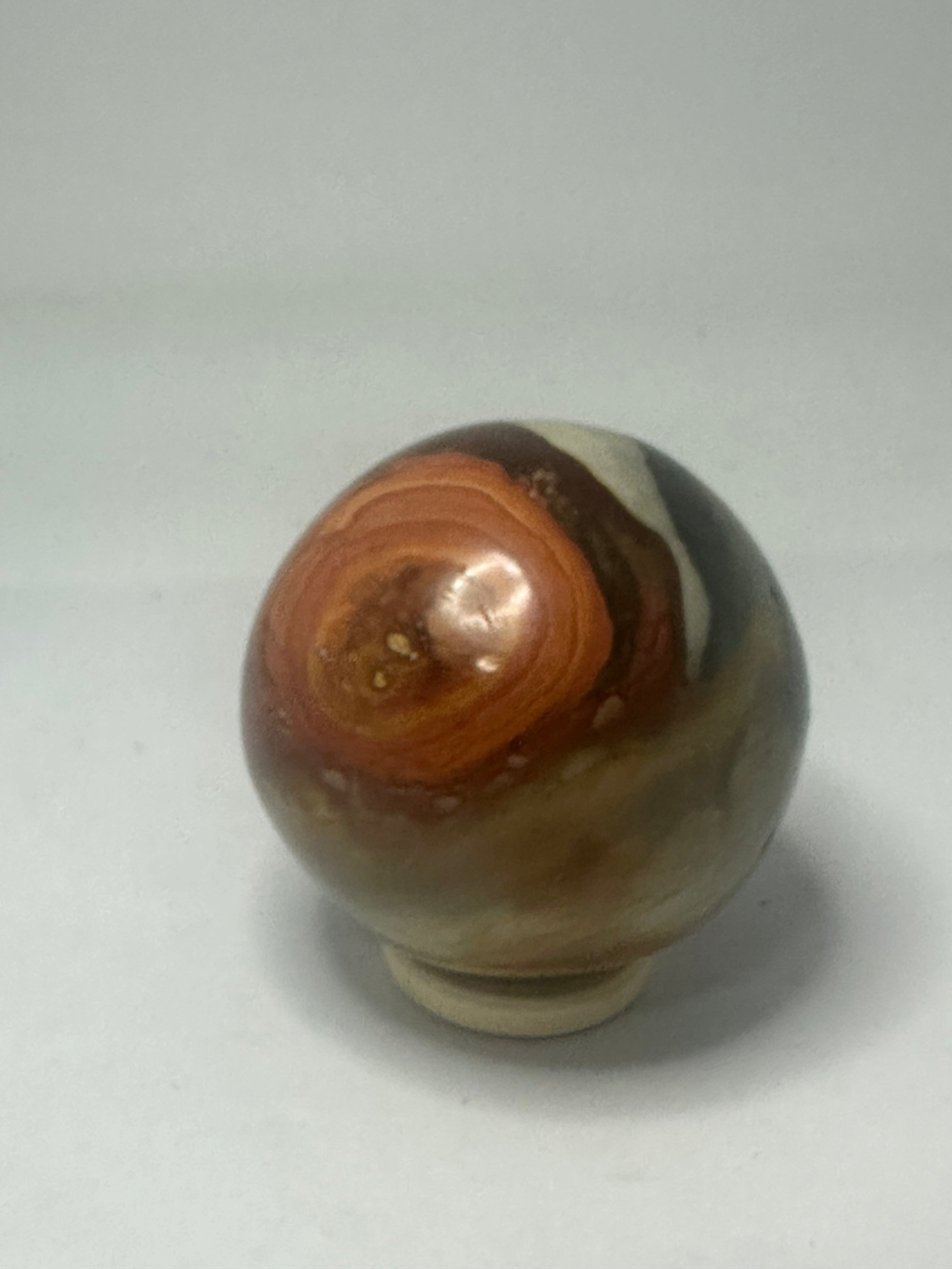 Polychrome Jasper Sphere 252g – 58mm Diameter