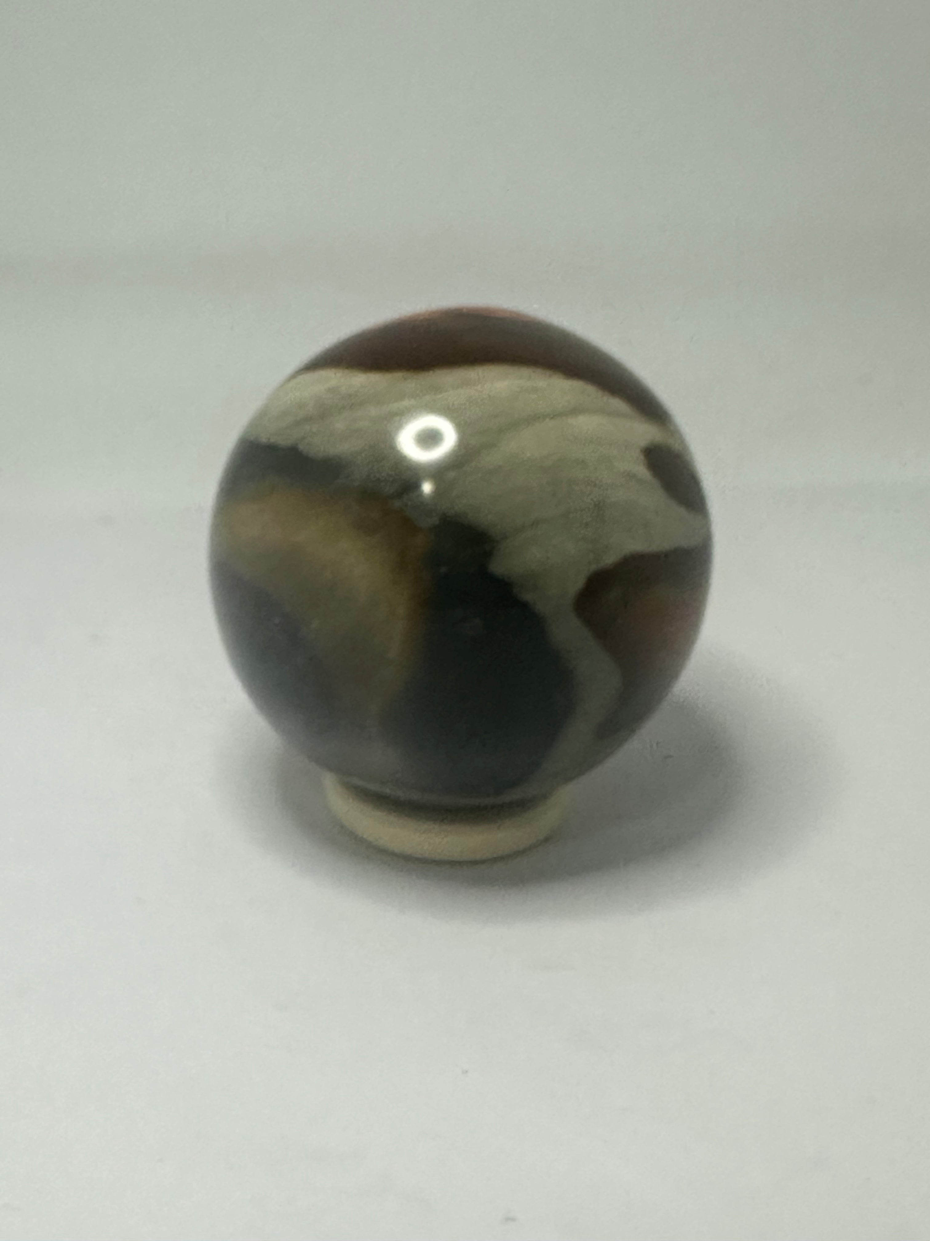 Polychrome Jasper Sphere 252g – 58mm Diameter