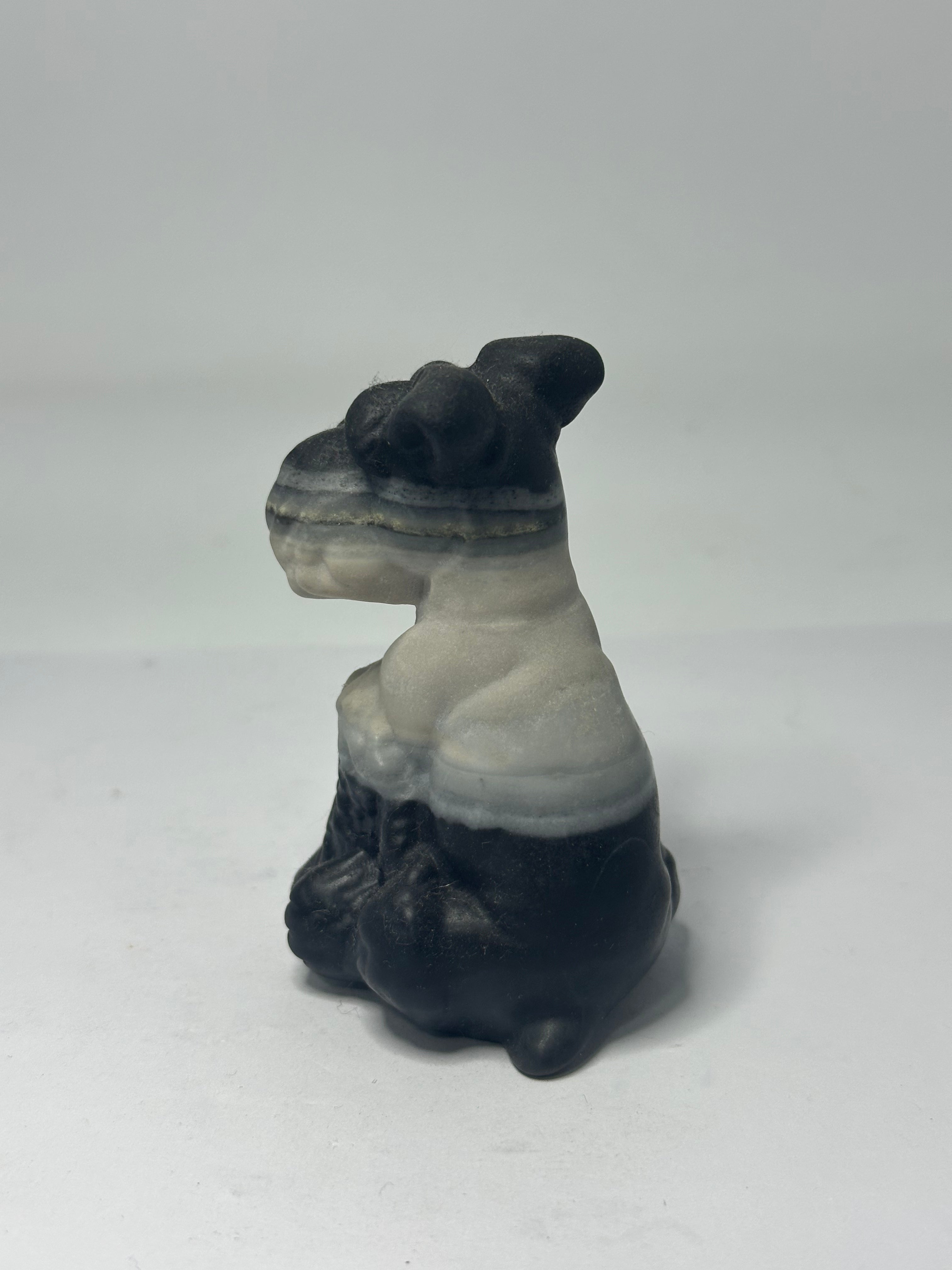 Yin Yang Dog Carving 172g – 80mm High