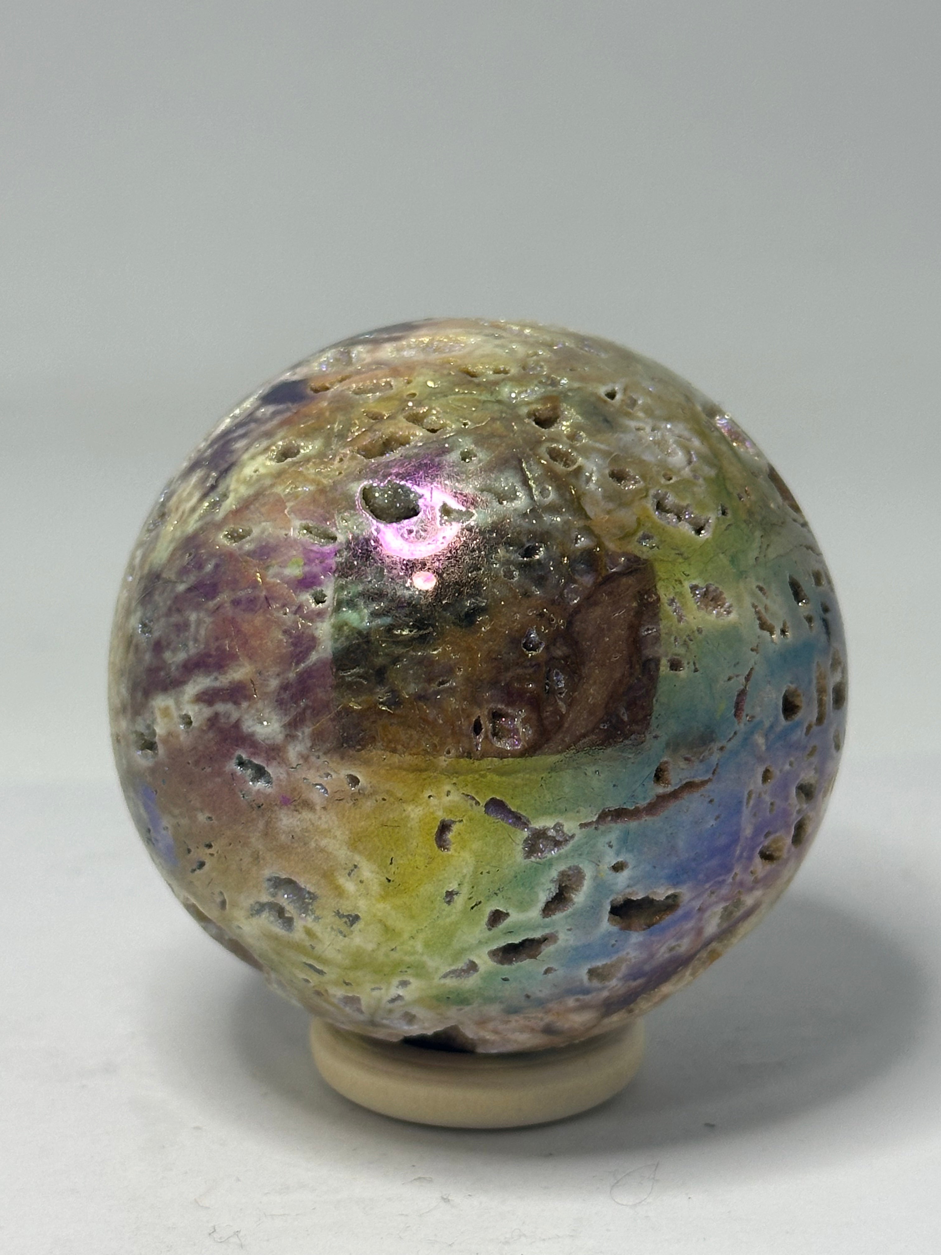 Aura Sphalerite Sphere 294g – 63mm Diameter