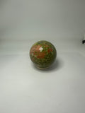 Unakite Sphere 443g – 67mm Diameter
