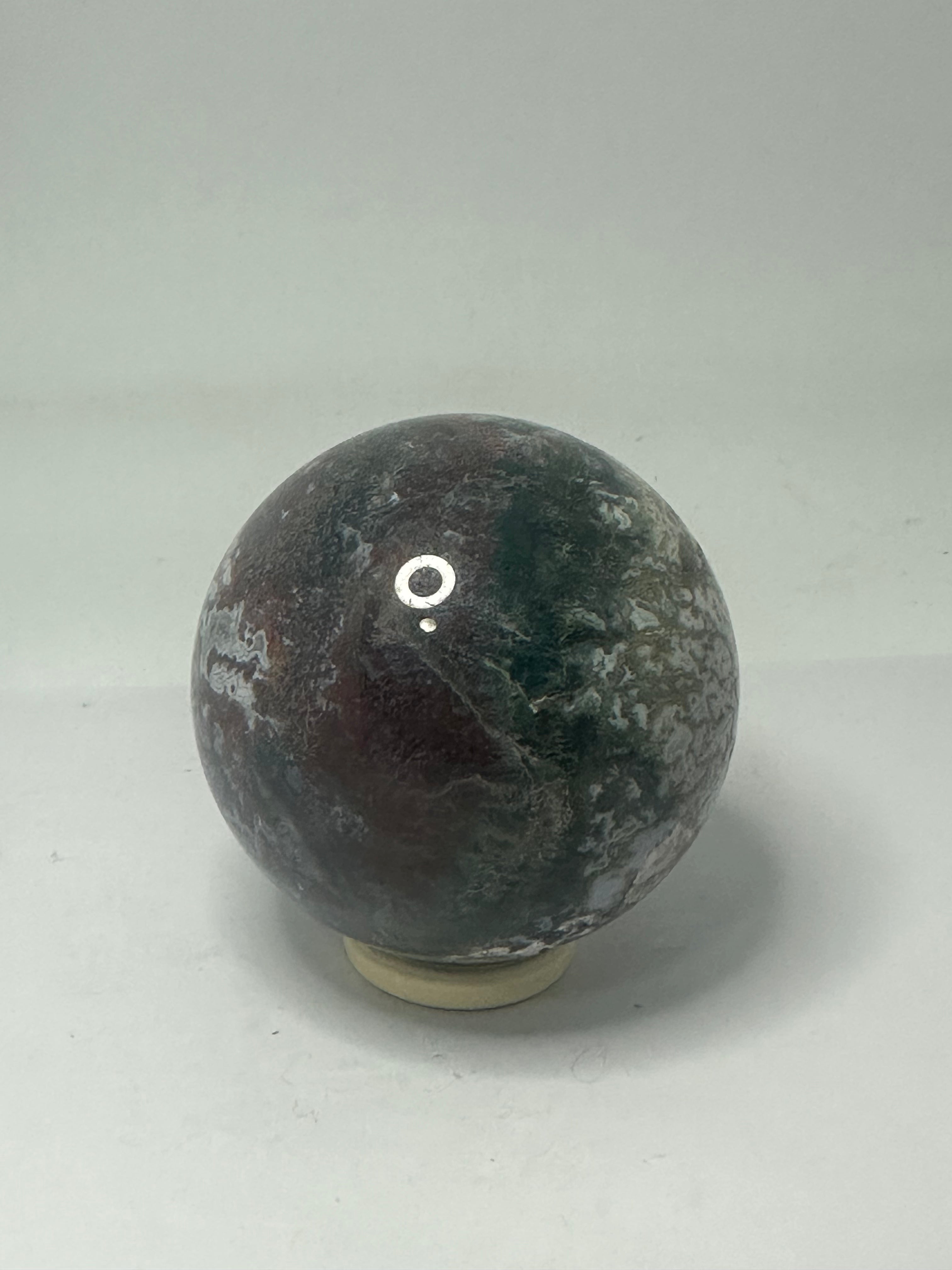 Ocean Jasper Sphere 388g – 65mm Diameter
