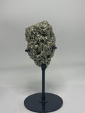 Pyrite specimen on custom stand 560g