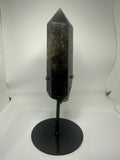 Smoky Quartz Tower on Custom Stand – 1.15kg
