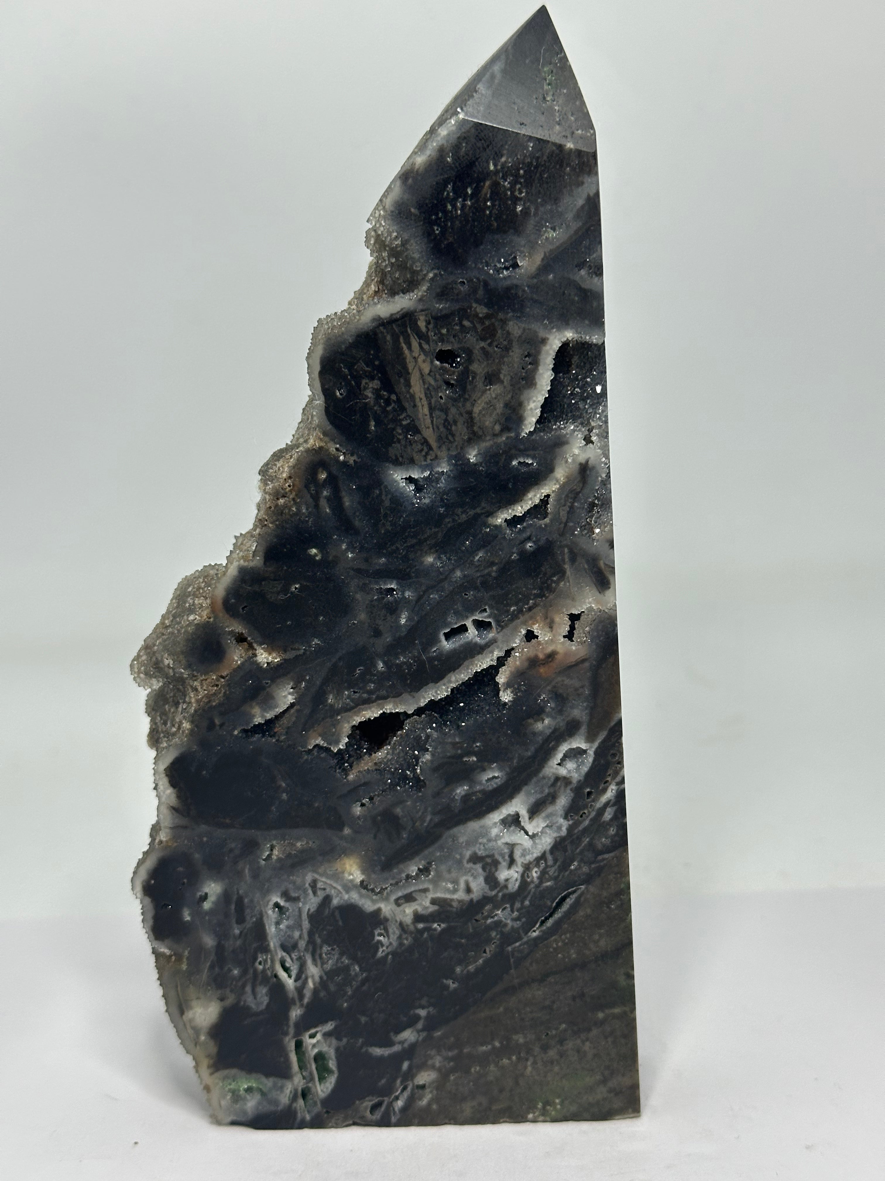 Sphalerite Tower with Raw Edge