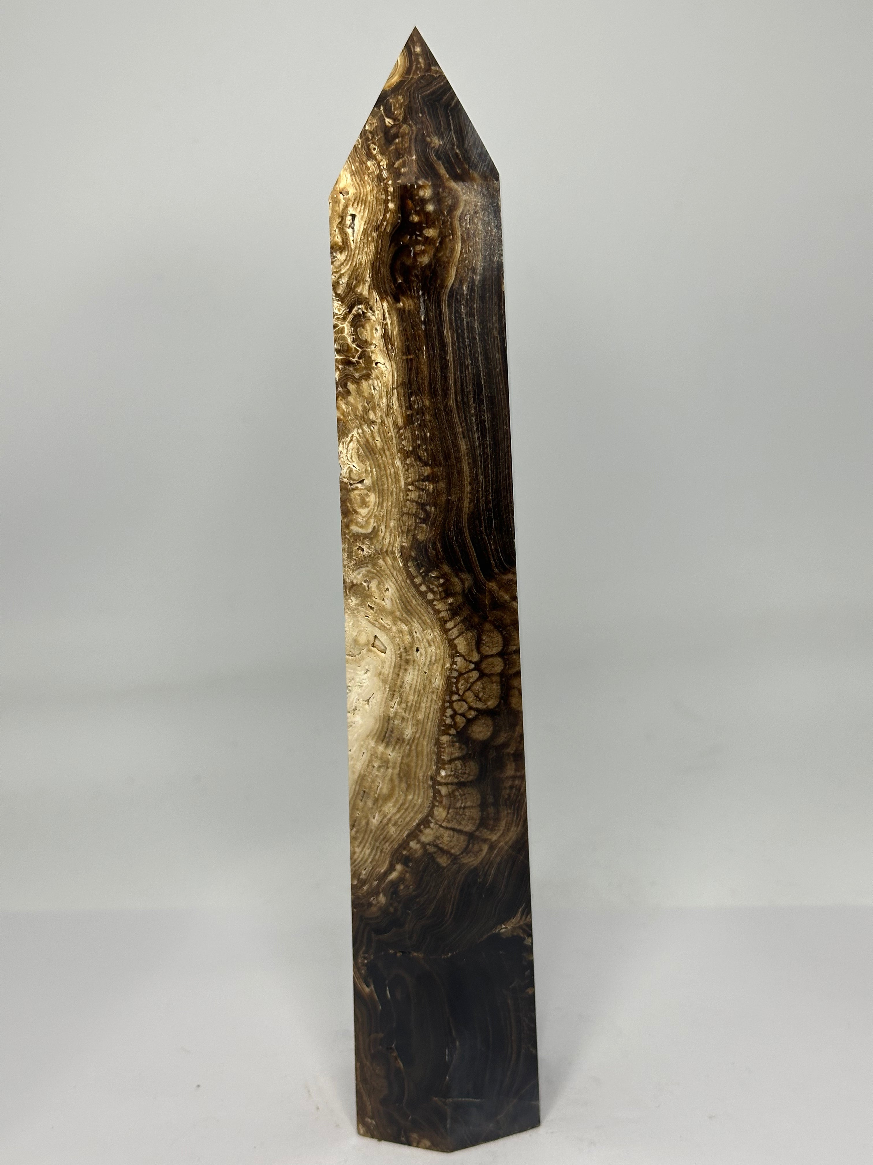 Chocolate Calcite Tower