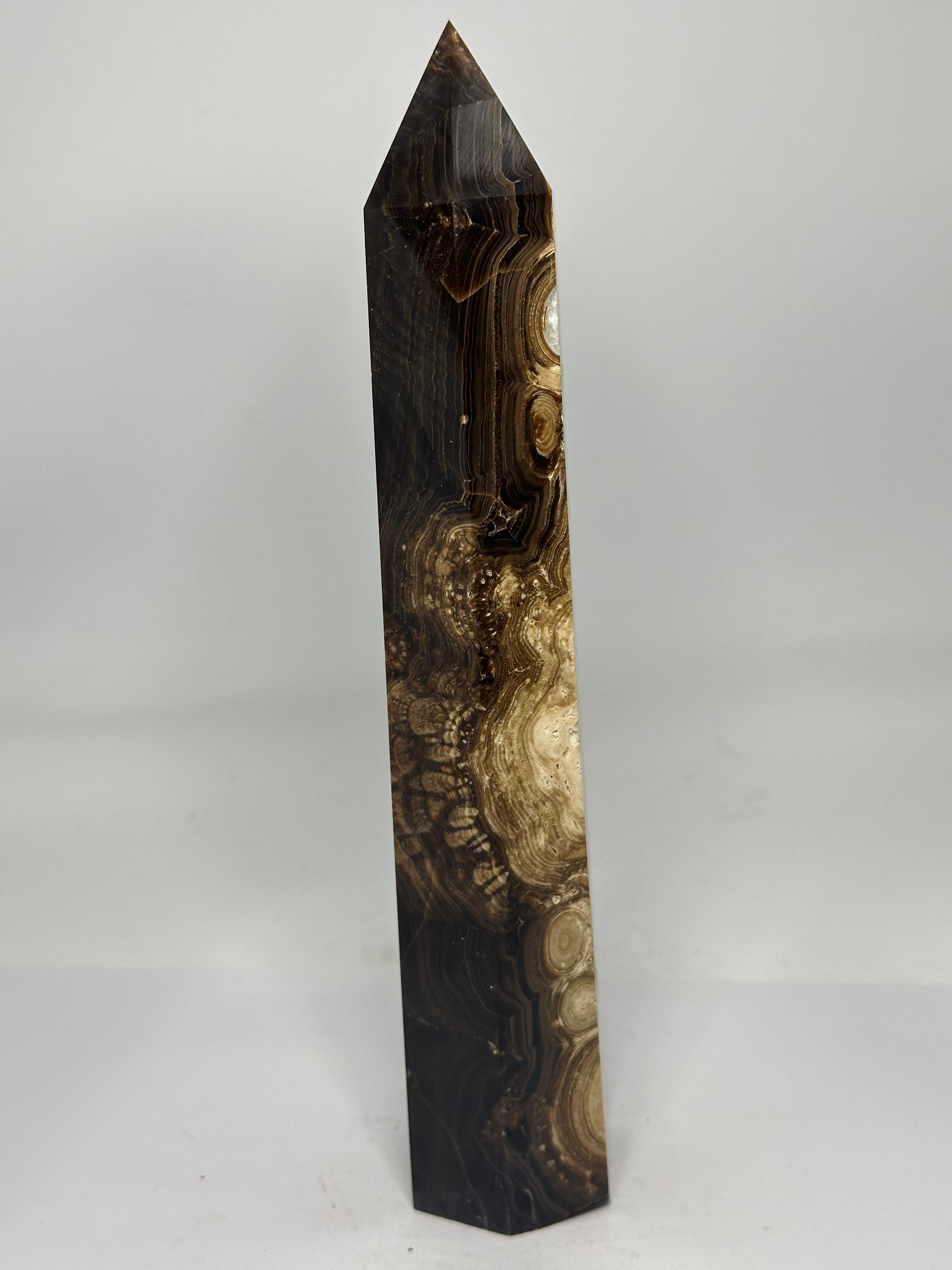 Chocolate Calcite Tower