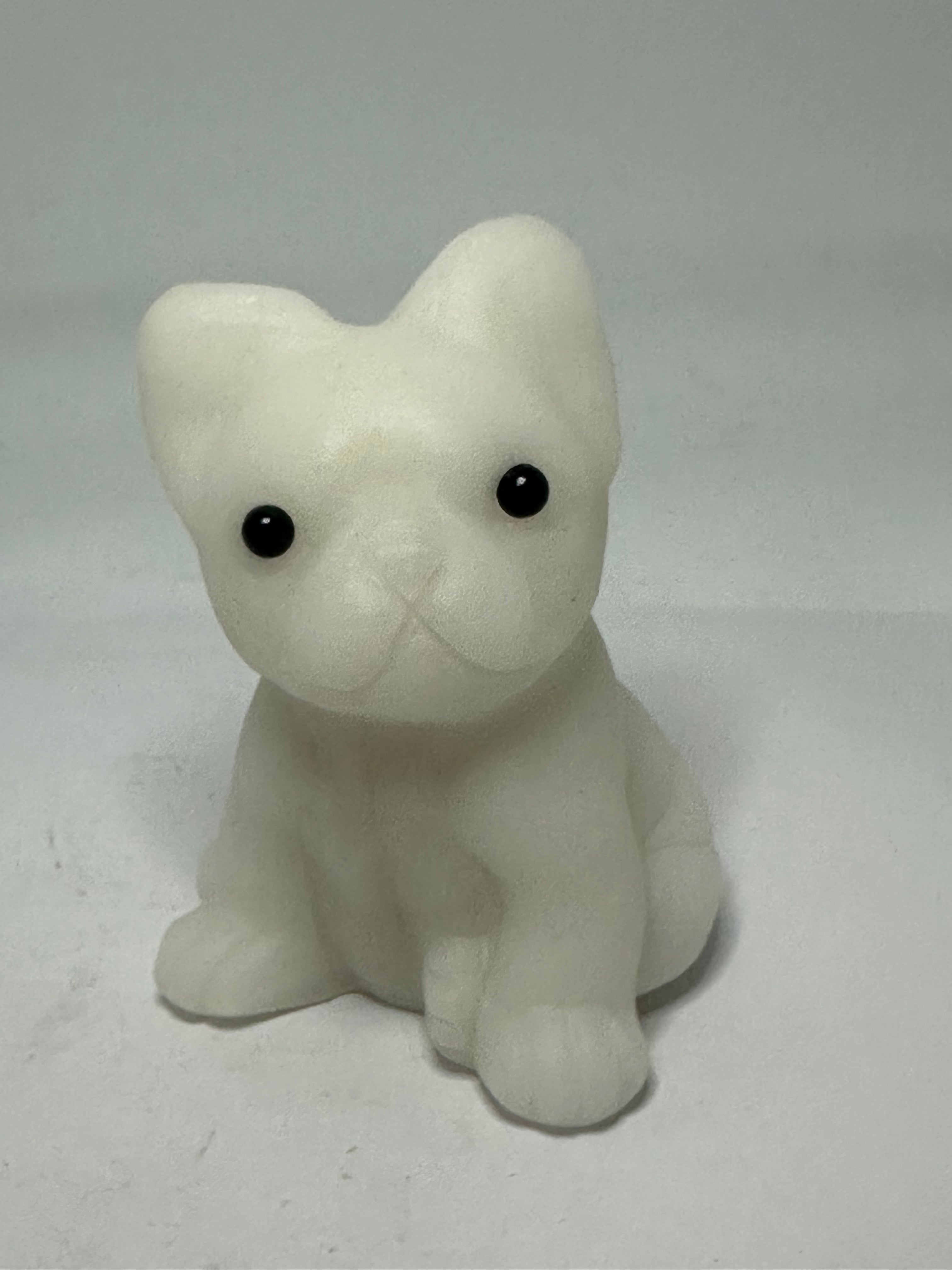 White Jade Dog Carving