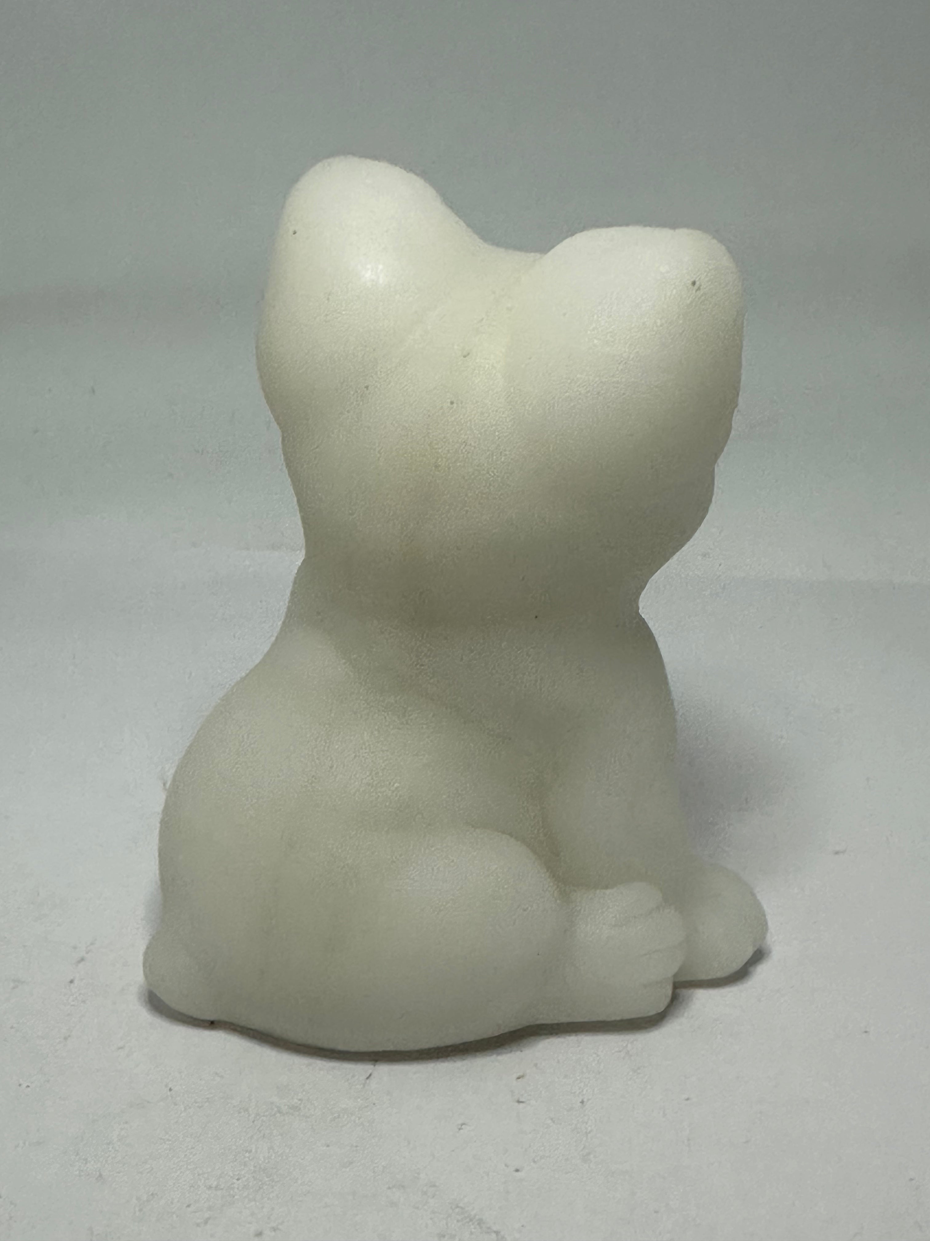 White Jade Dog Carving