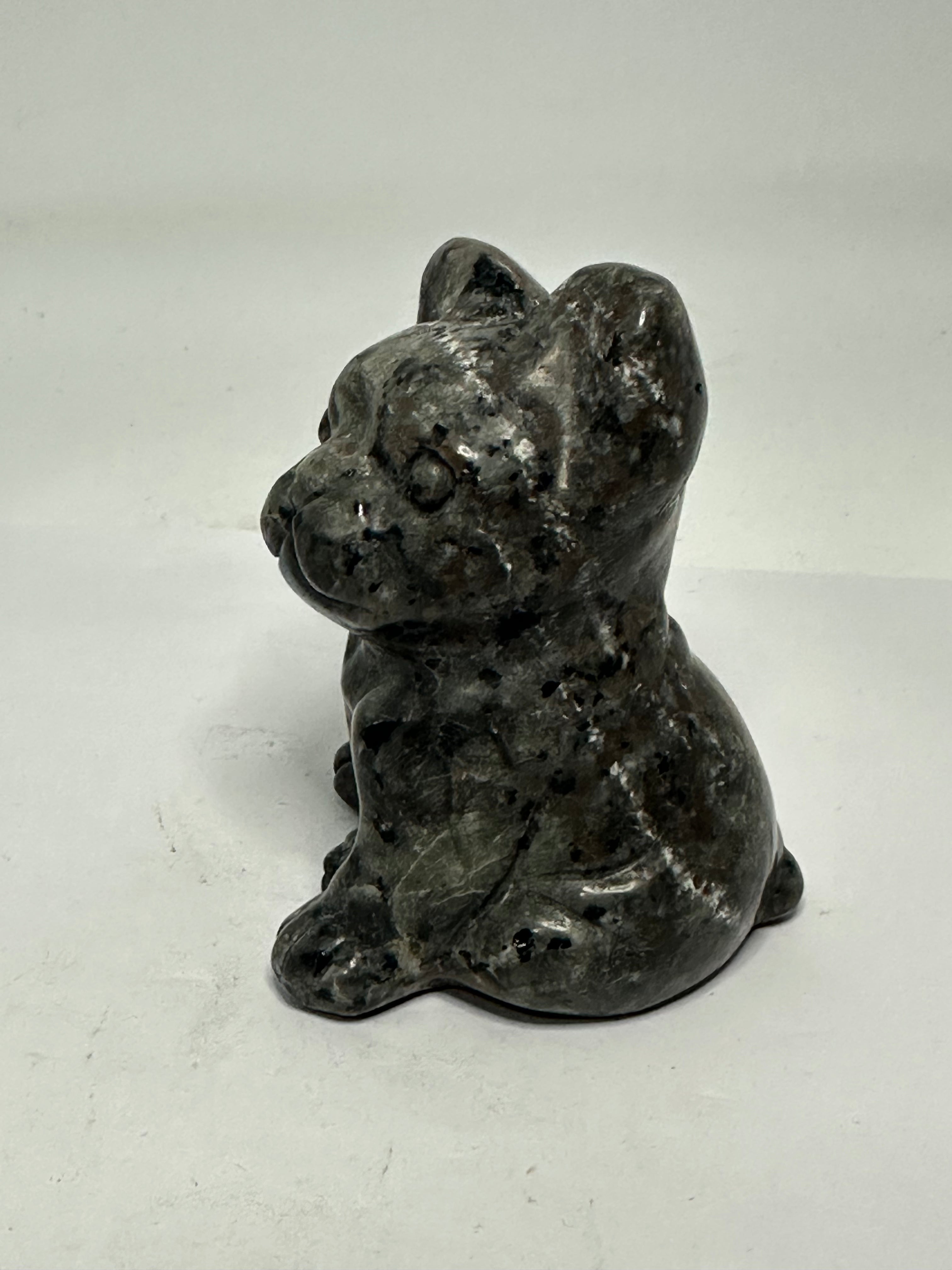 Yooperlite Dog Carving