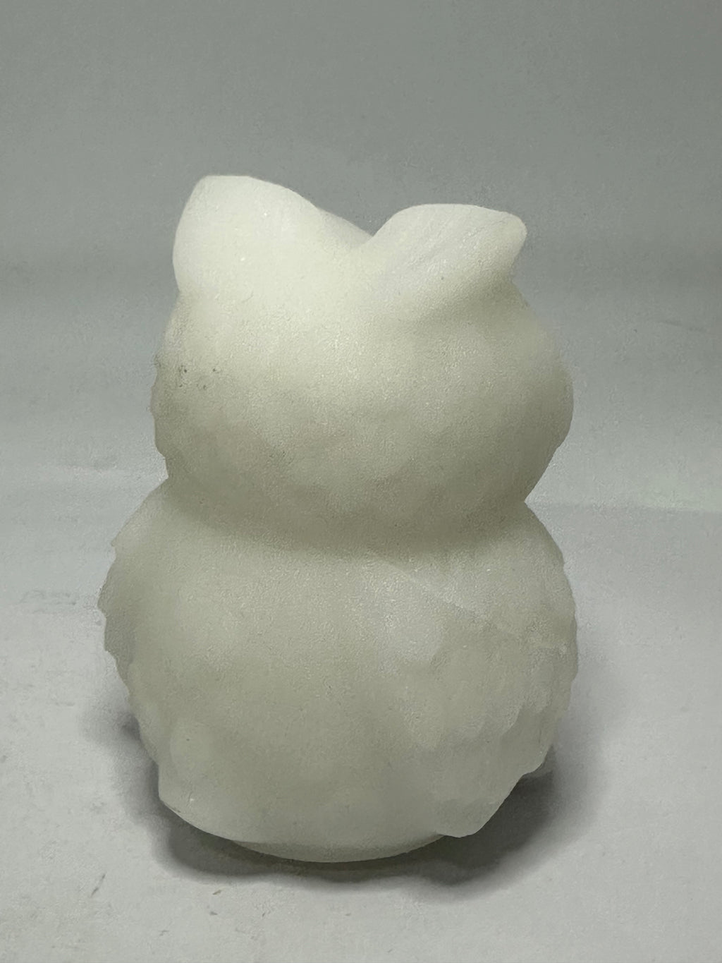 White Jade Owl Carving