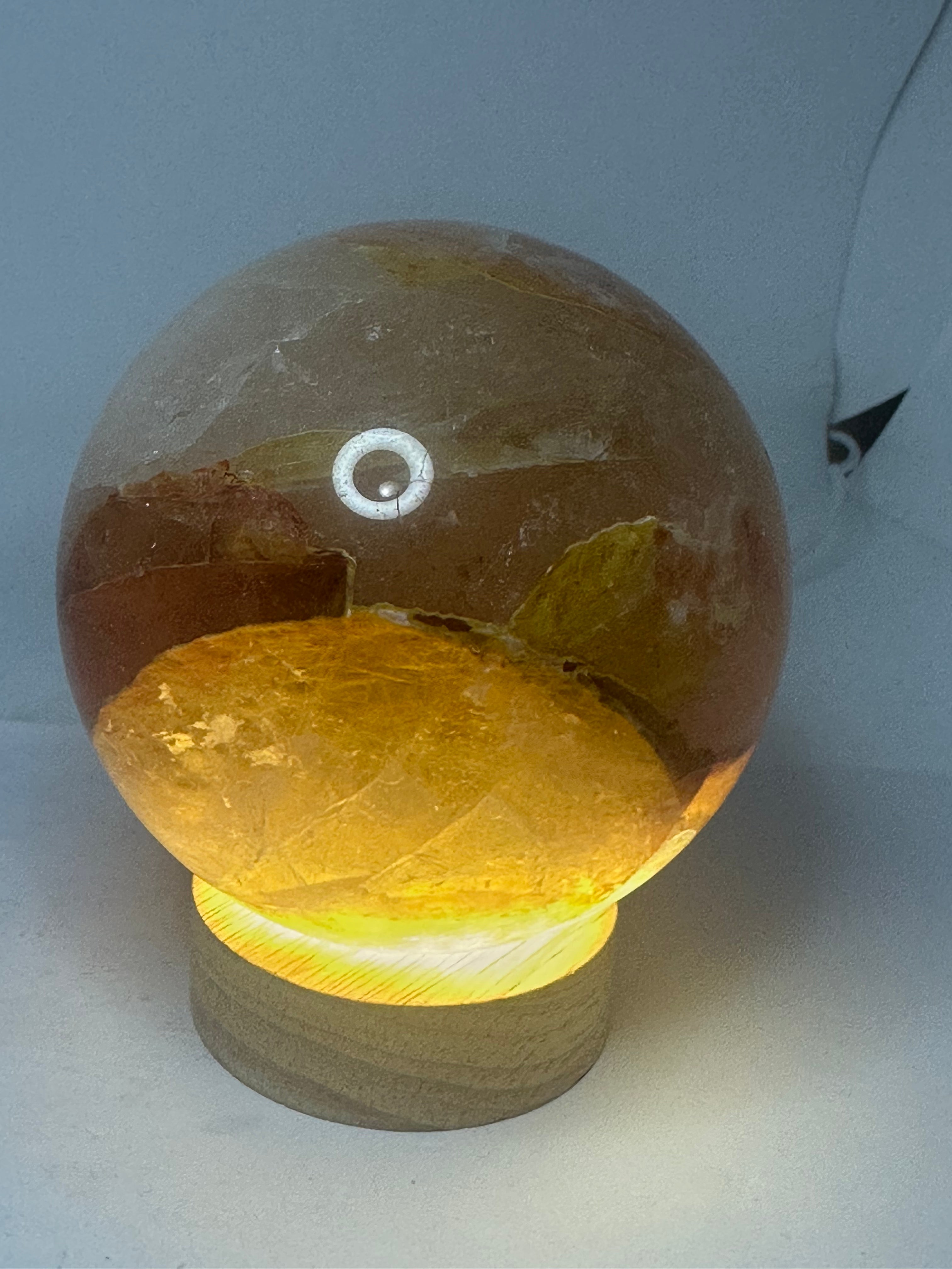 Golden Healer Quartz Sphere