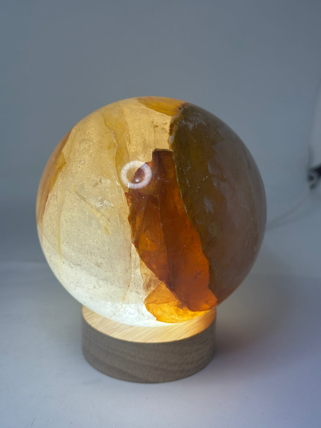 Golden Healer Quartz Sphere