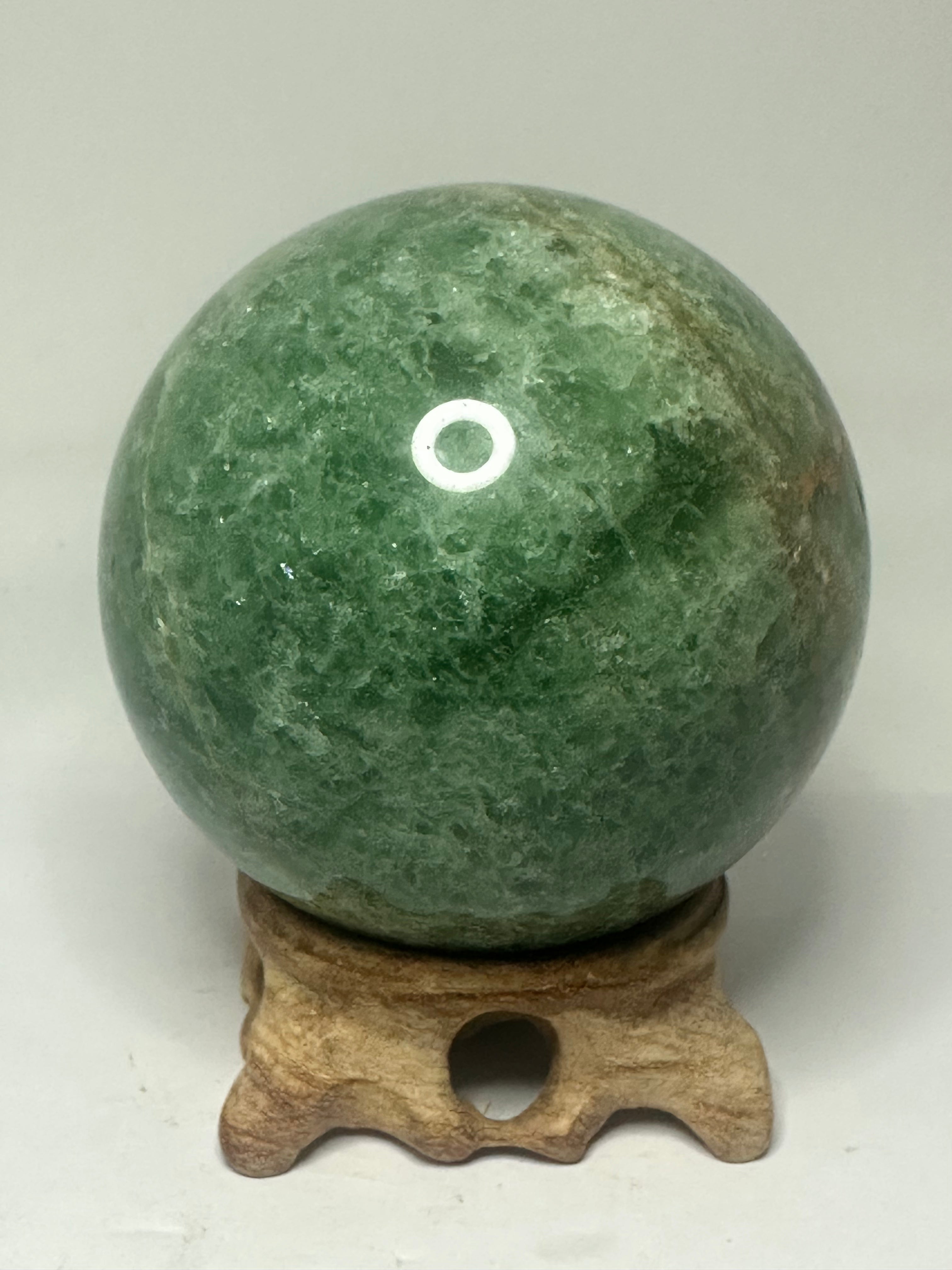 Green Strawberry Quartz Sphere