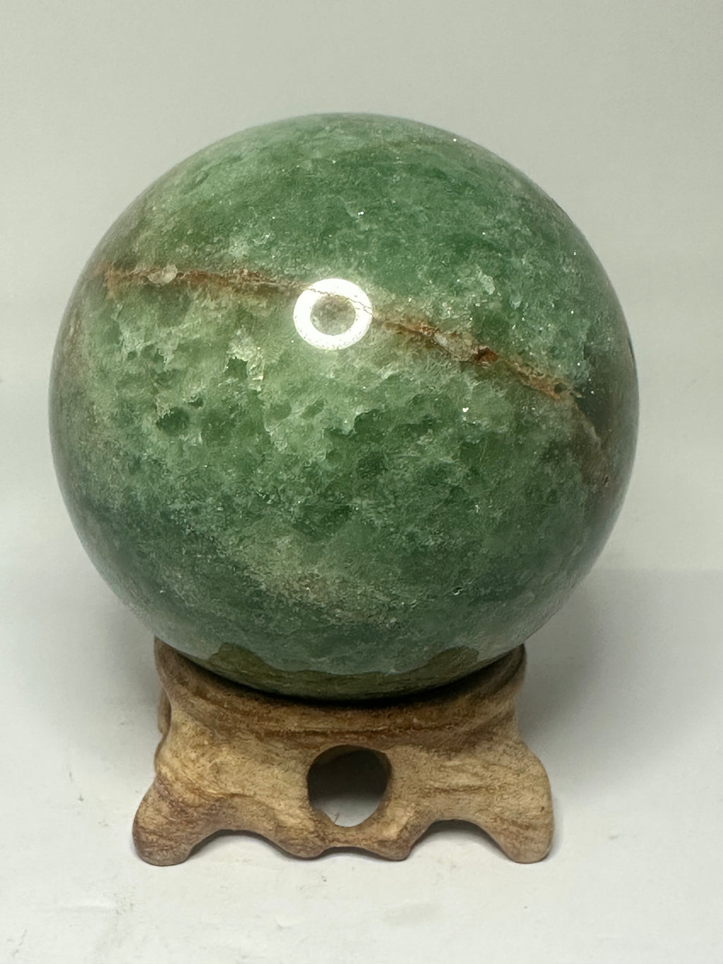 Green Strawberry Quartz Sphere
