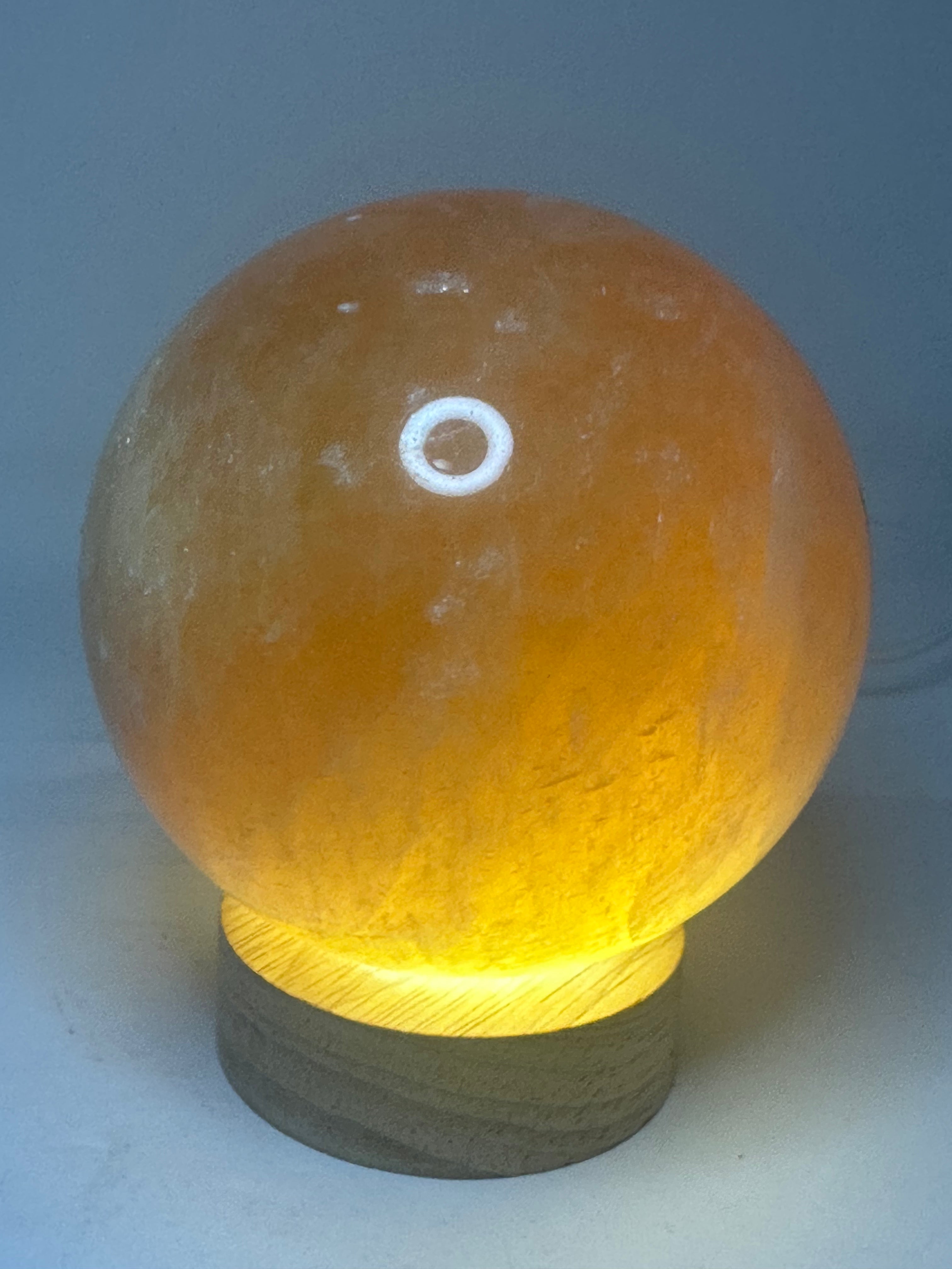 Honey Calcite Sphere