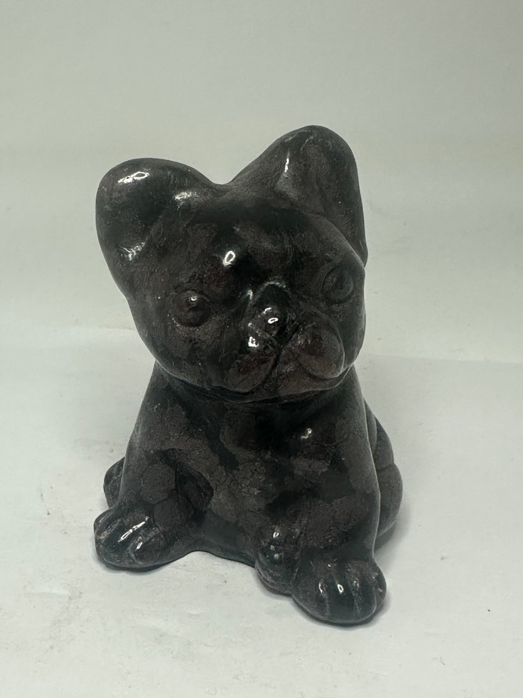 Garnet Dog Carving
