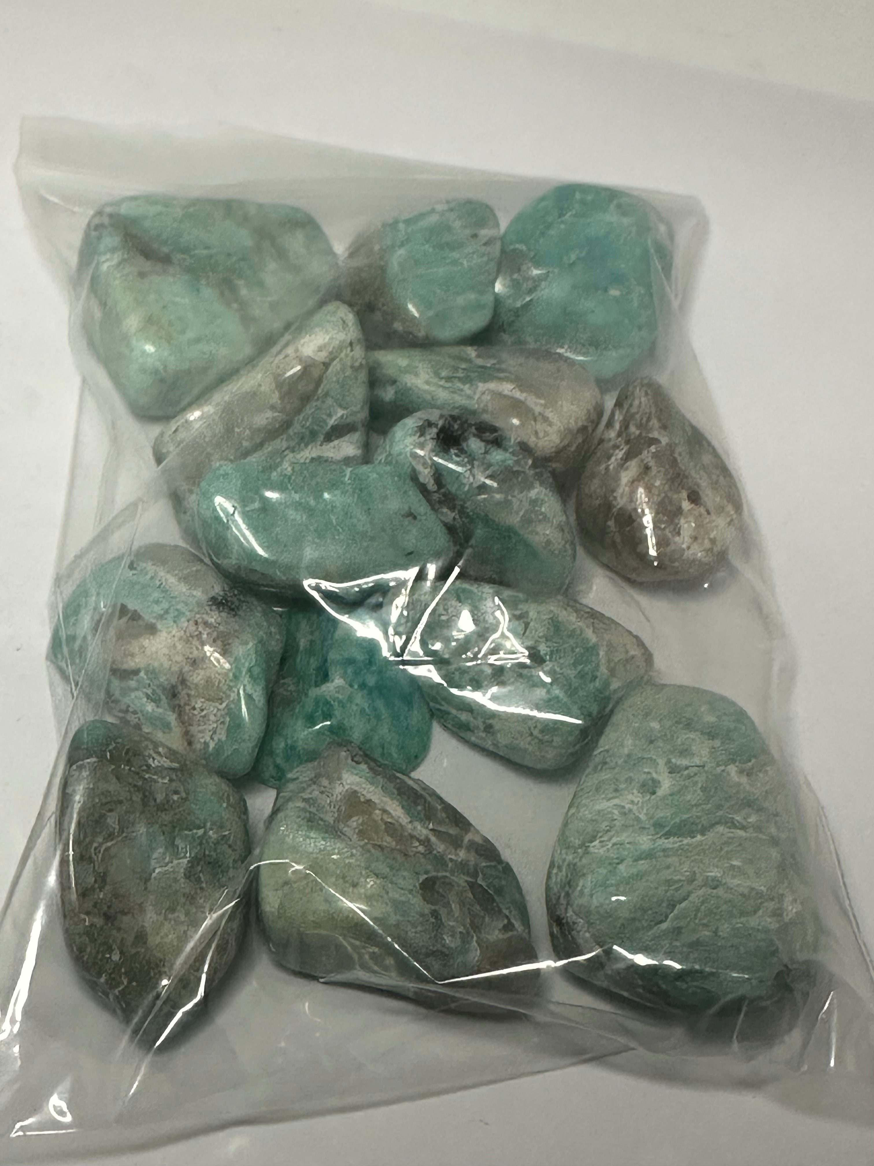 Amazonite Tumble Bag – 100g