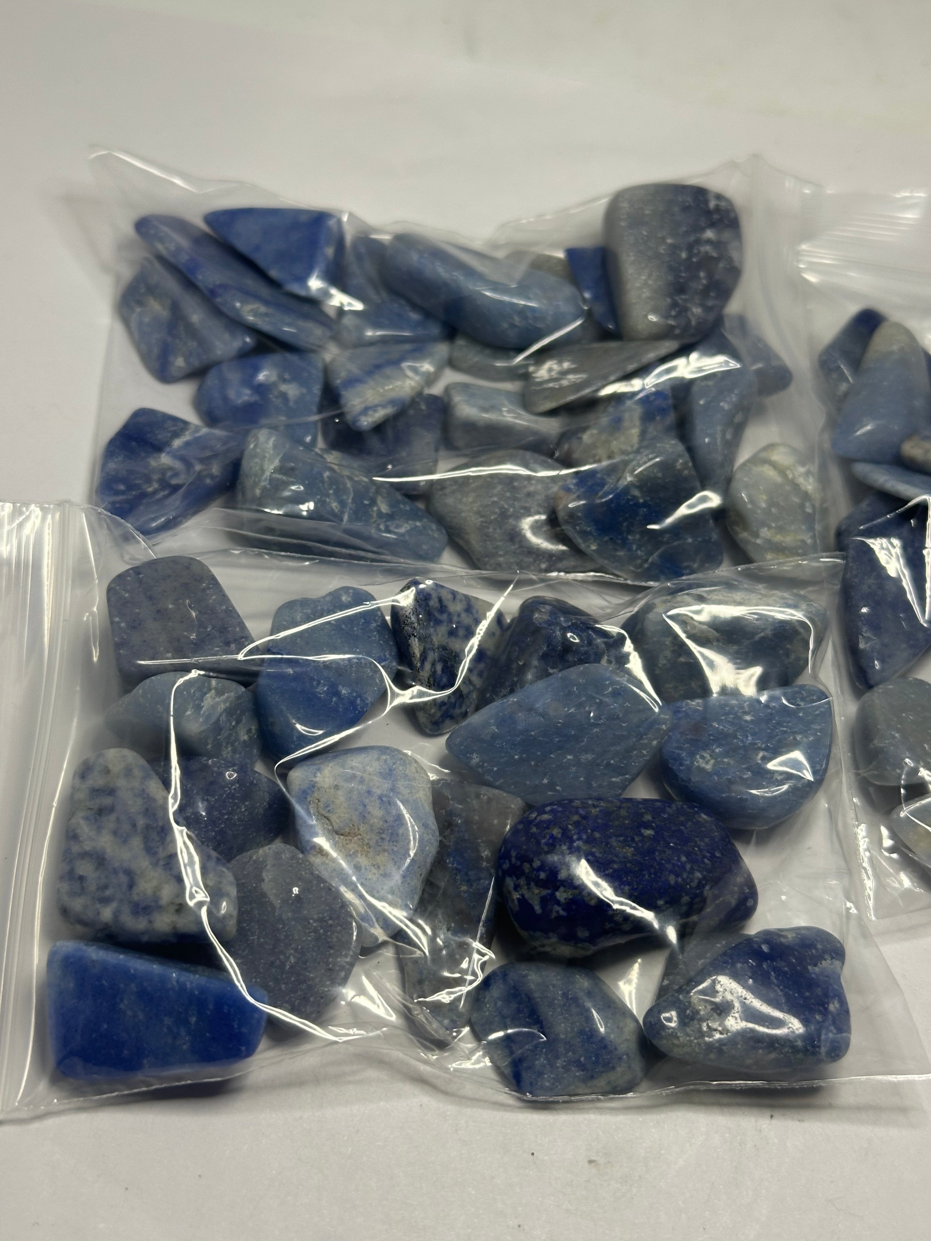 Blue Aventurine Crystal tumble bag– 100g