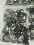 Moss Agate Crystal Chips – 100g