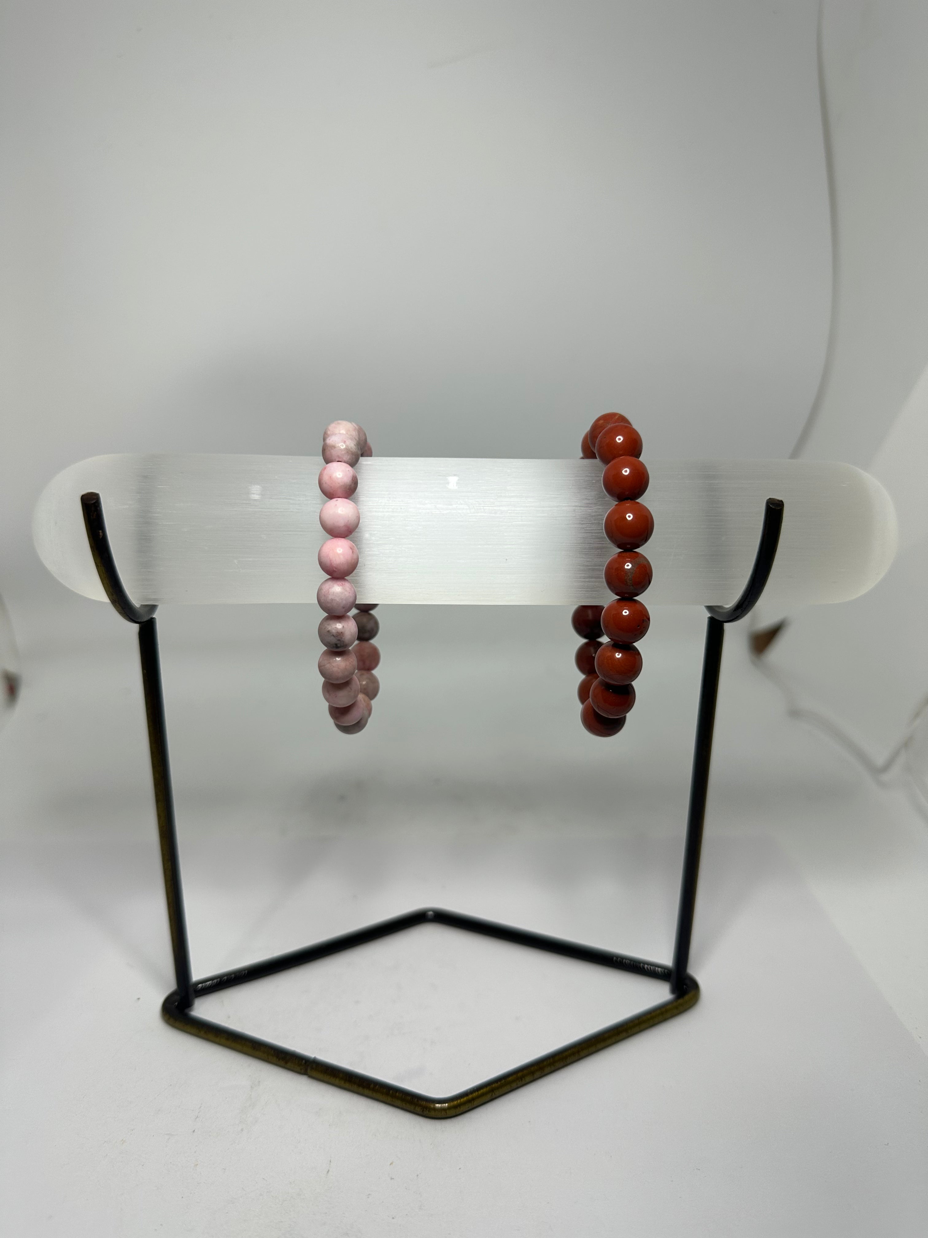 Selenite Bracelet Holder with Stand