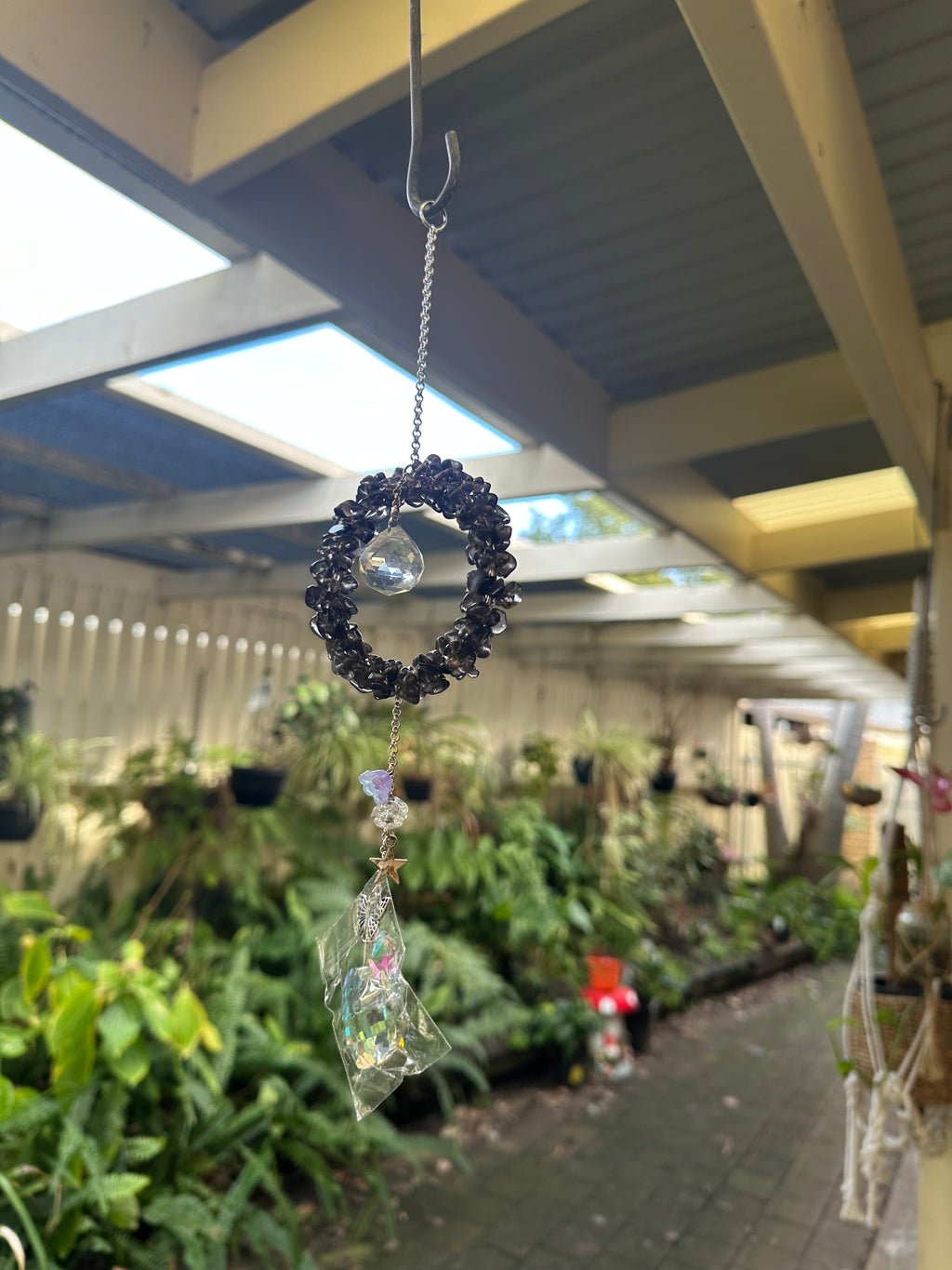 Smoky Quartz Sun Catcher – Natural Smoky Quartz & Crystal