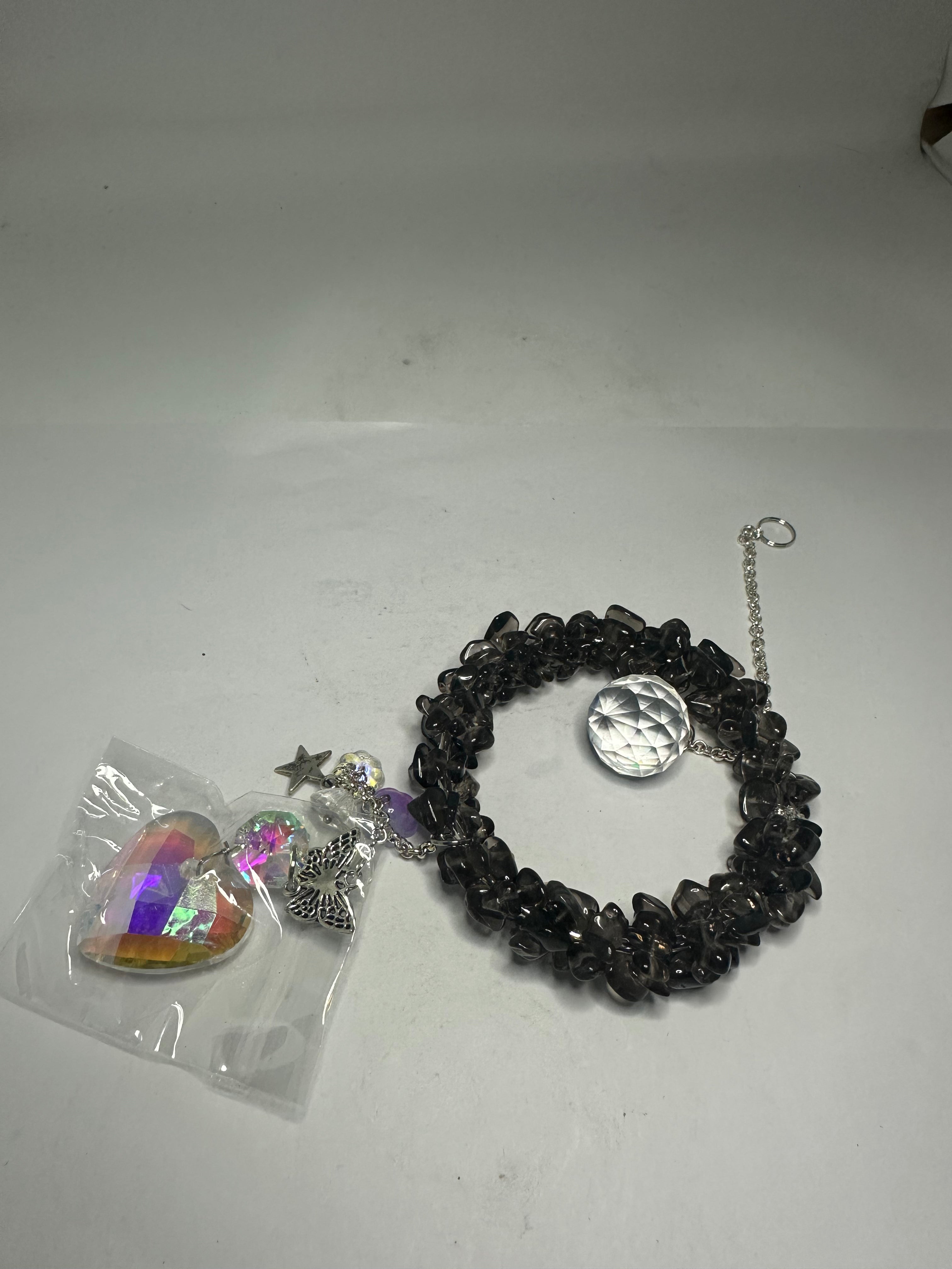 Smoky Quartz Sun Catcher – Natural Smoky Quartz & Crystal