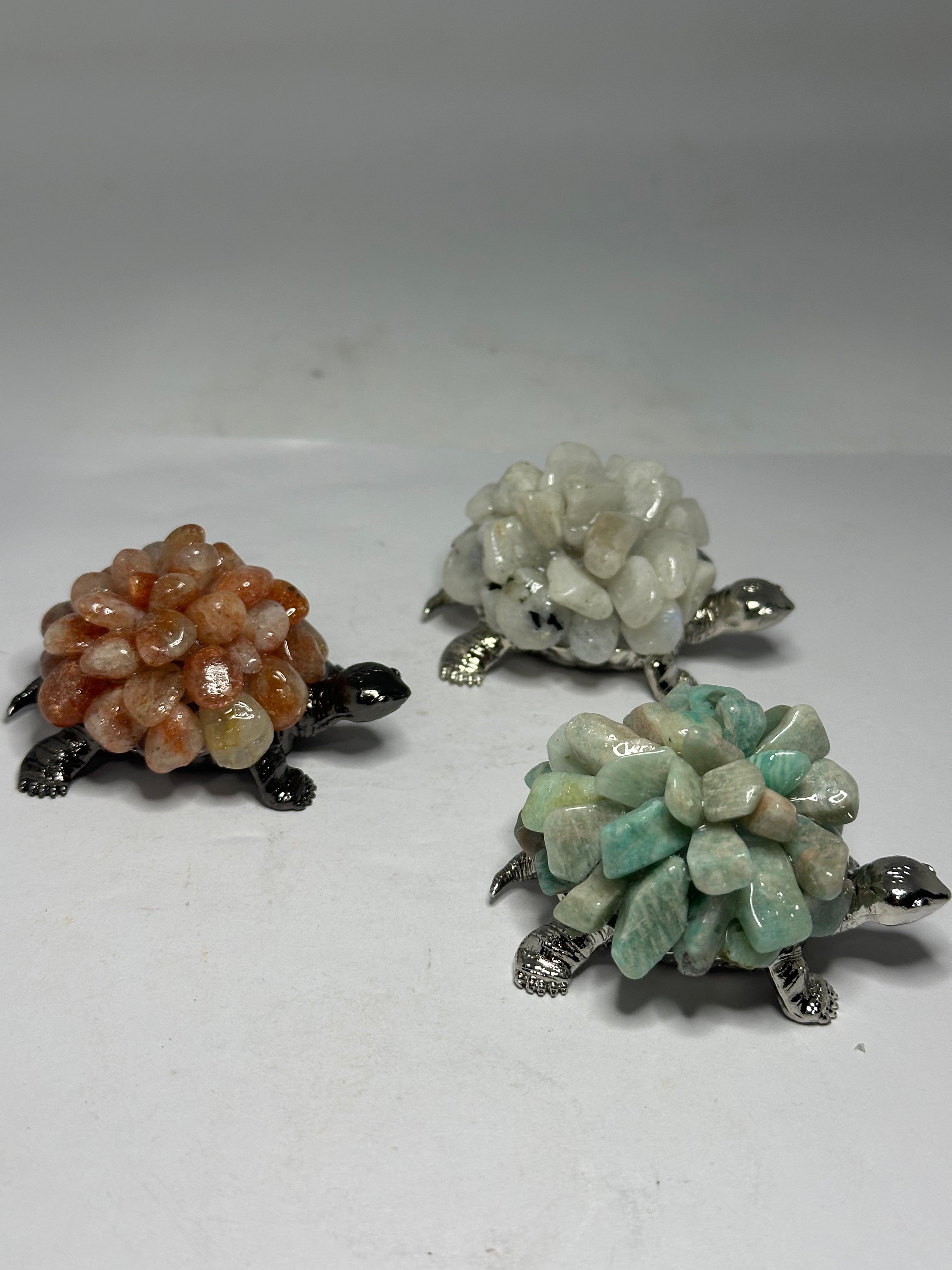 Crystal Chip Turtle Carving – 55g