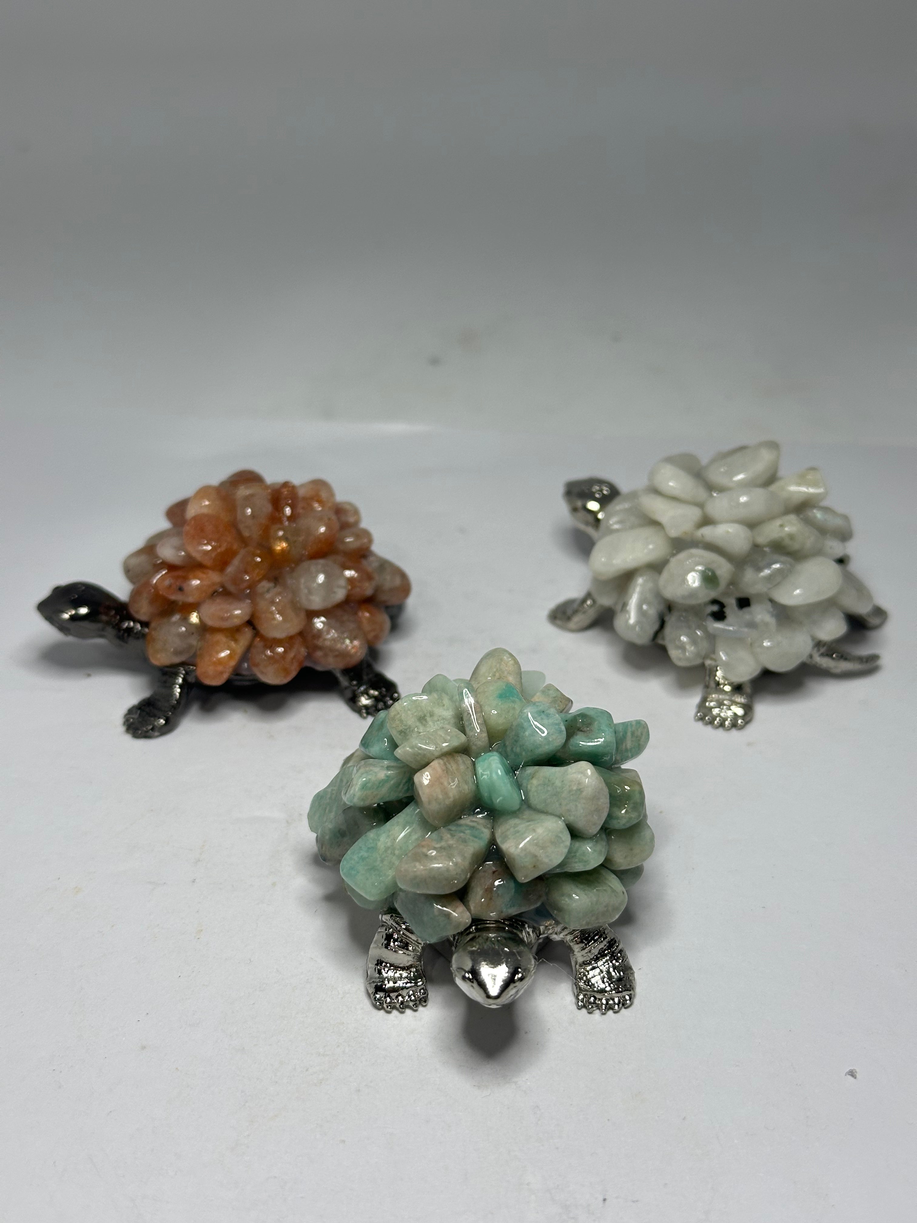 Crystal Chip Turtle Carving – 55g