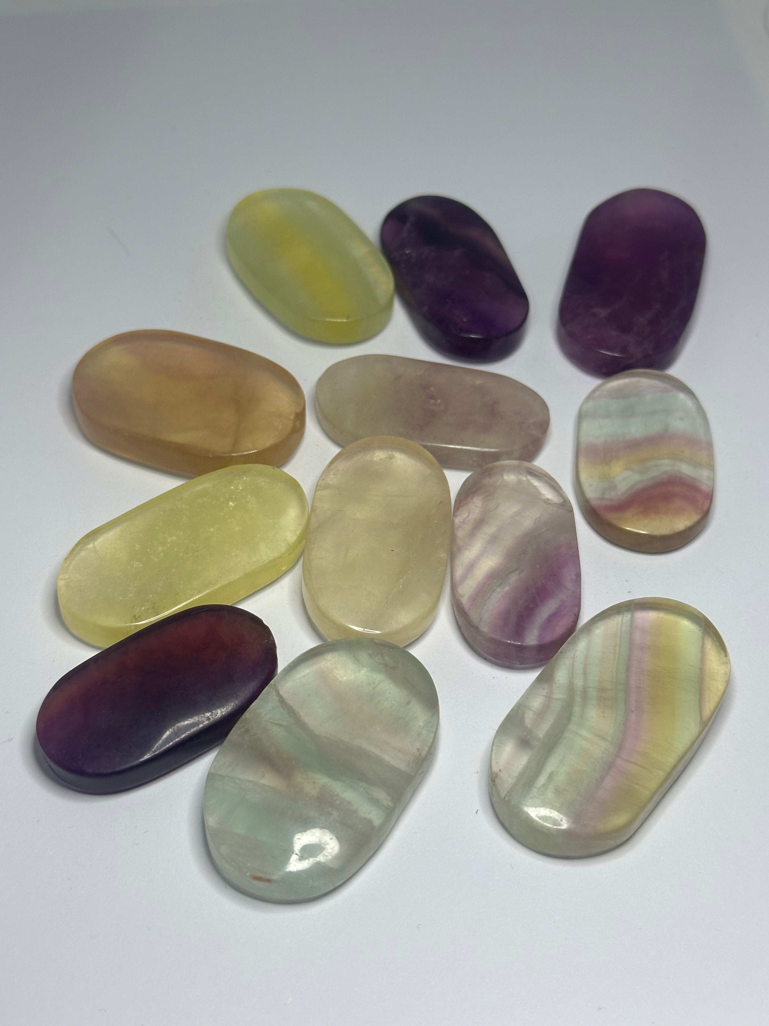 Candy Fluorite Palm Stone – 36g