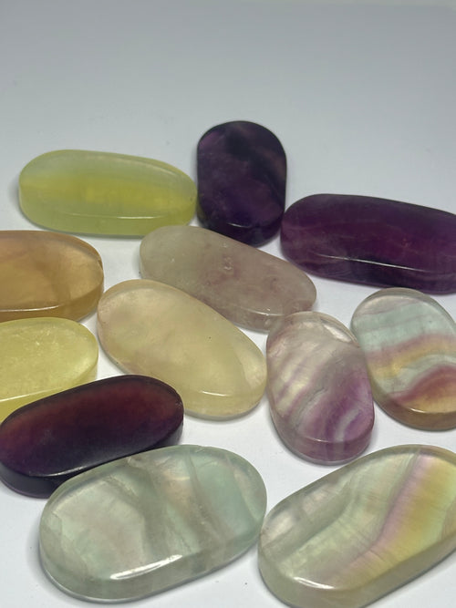 Candy Fluorite Palm Stone – 36g