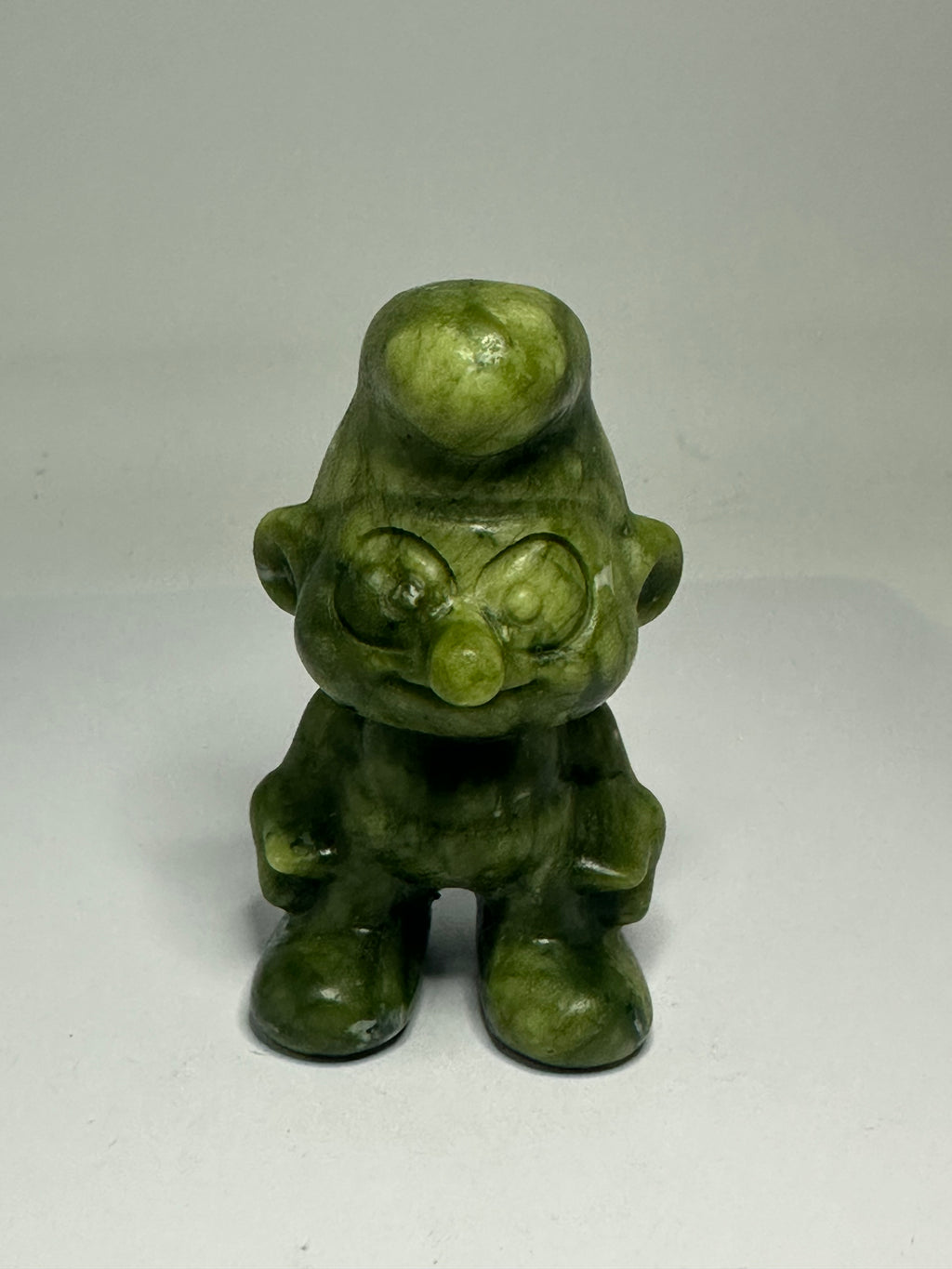 Green Jade Carving