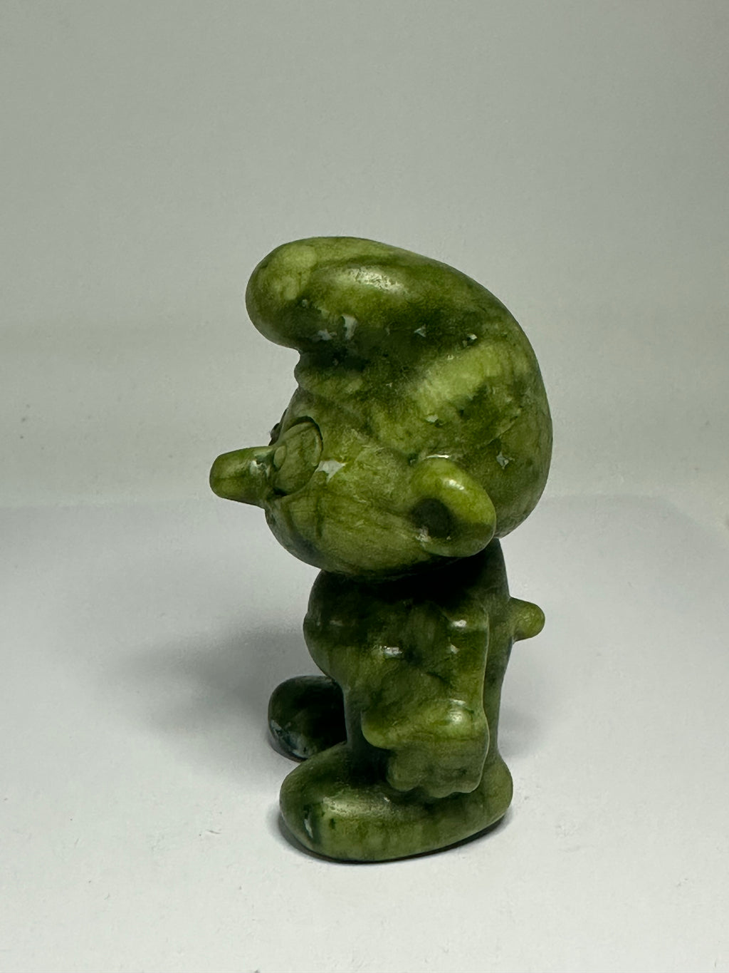 Green Jade Carving