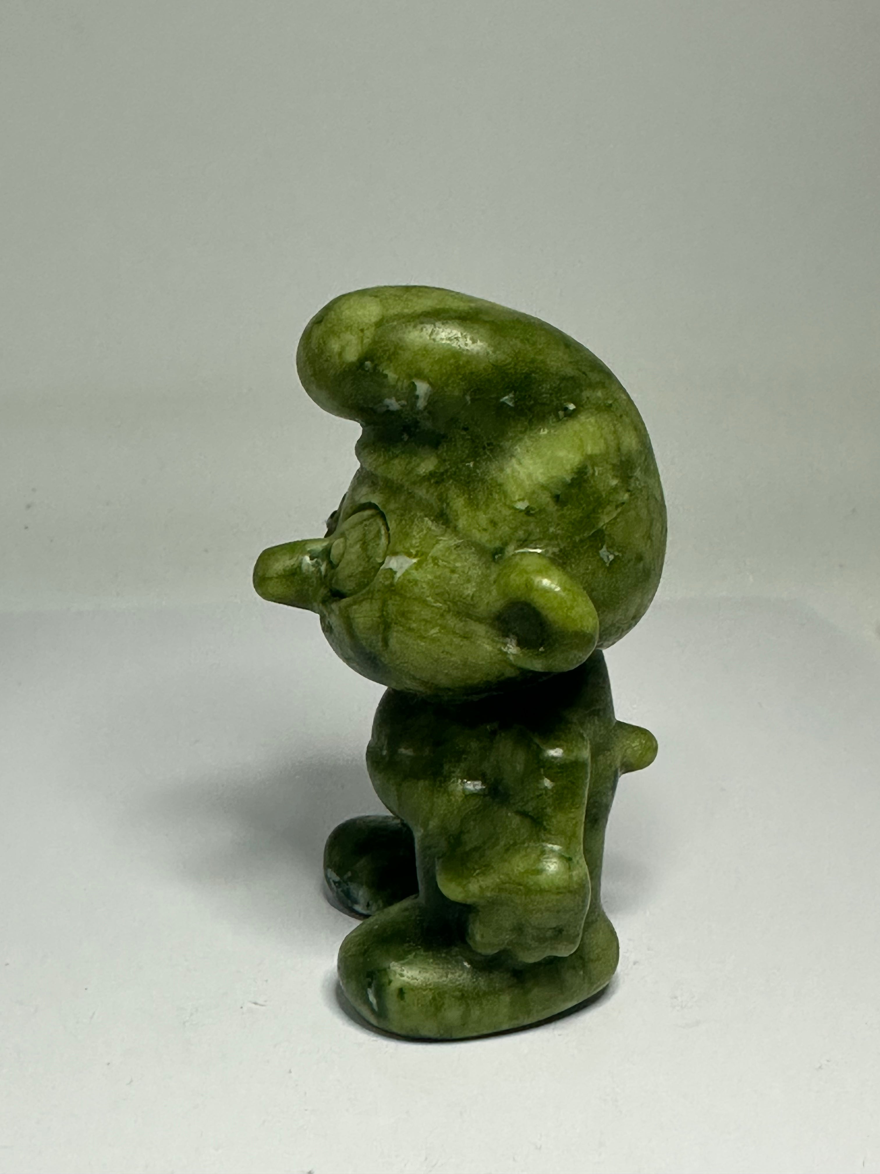 Green Jade Carving