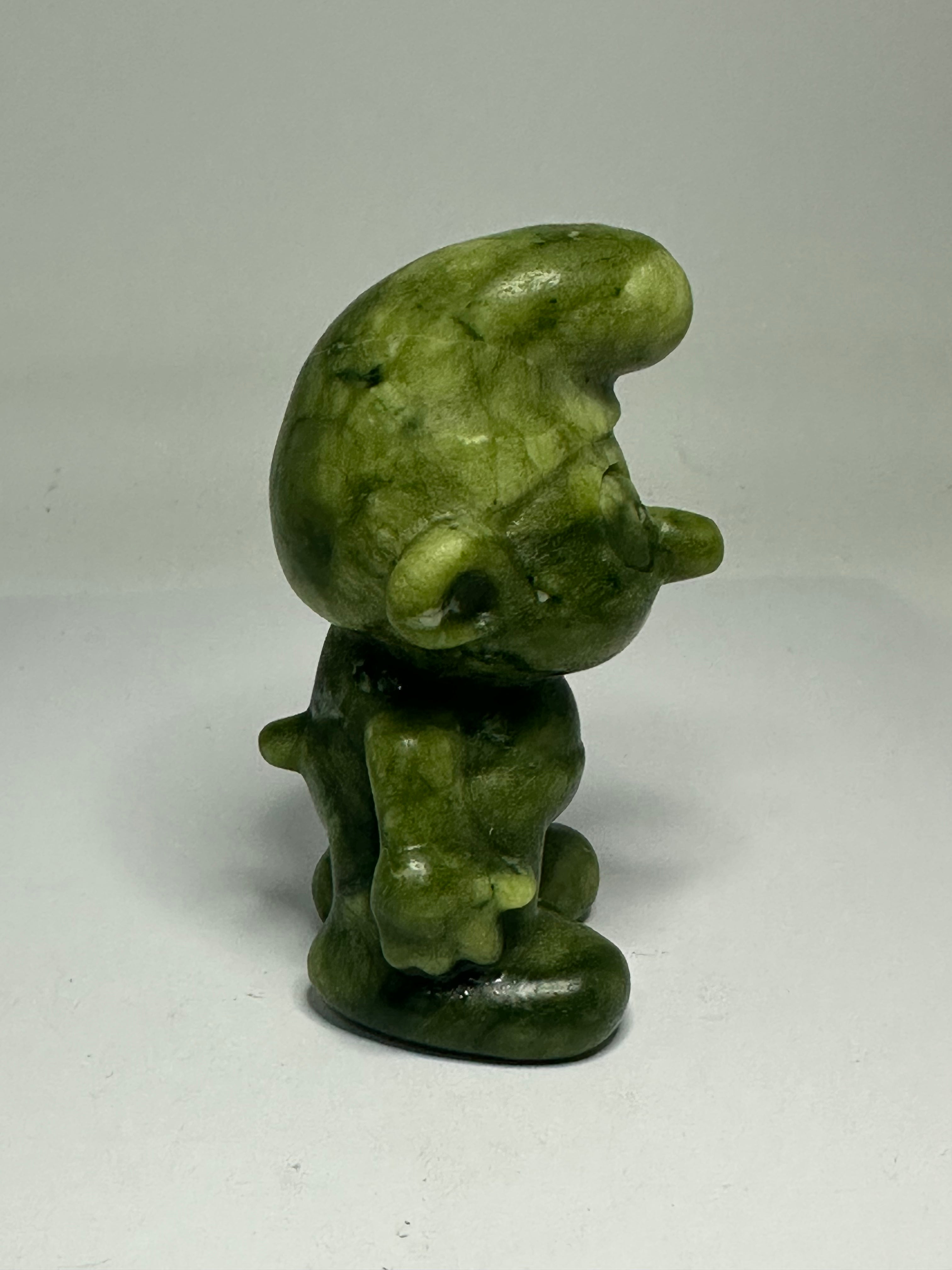 Green Jade Carving