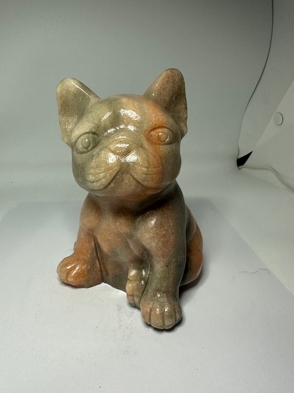 Sunstone Dog Carving