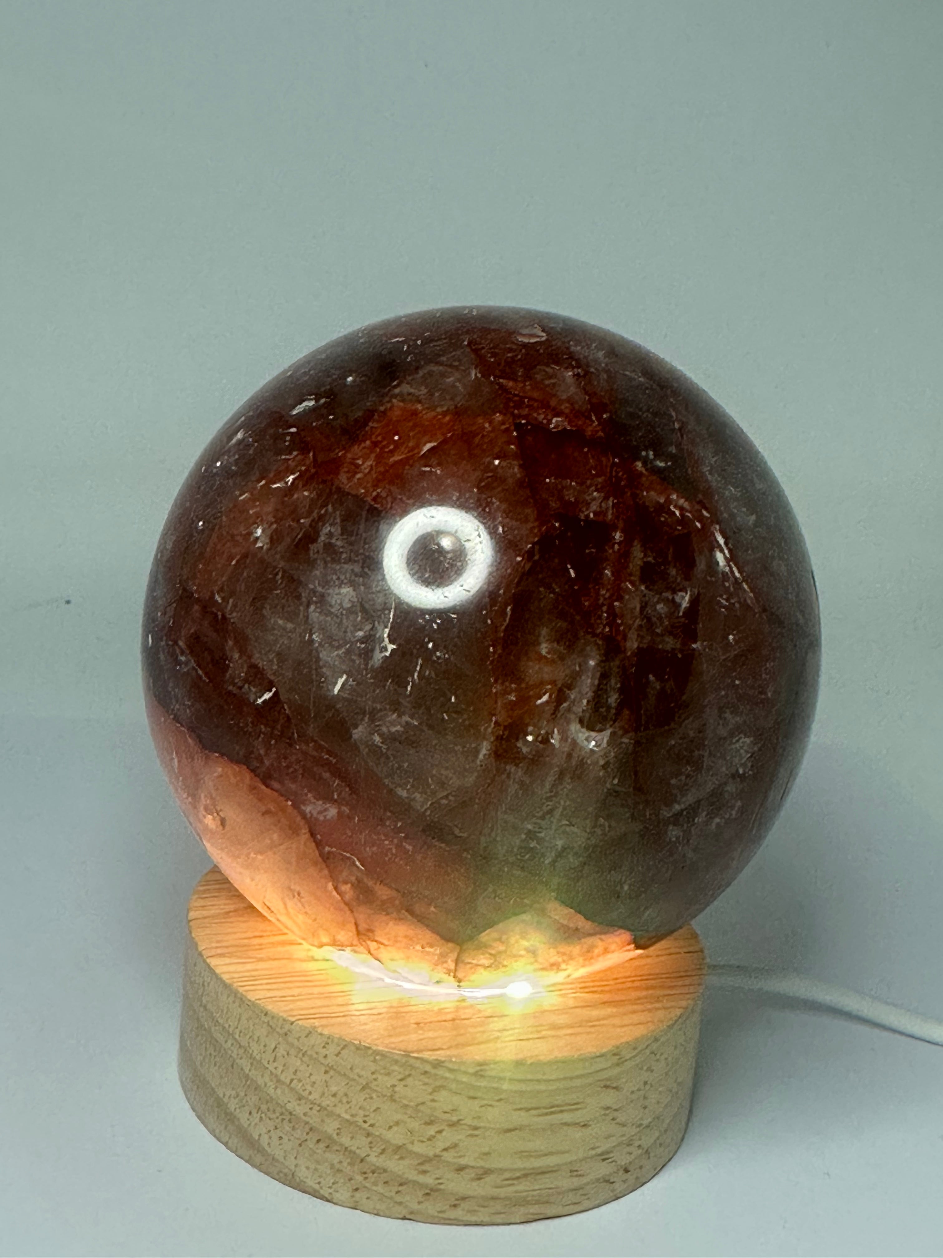 Fire Quartz Sphere – 75mm