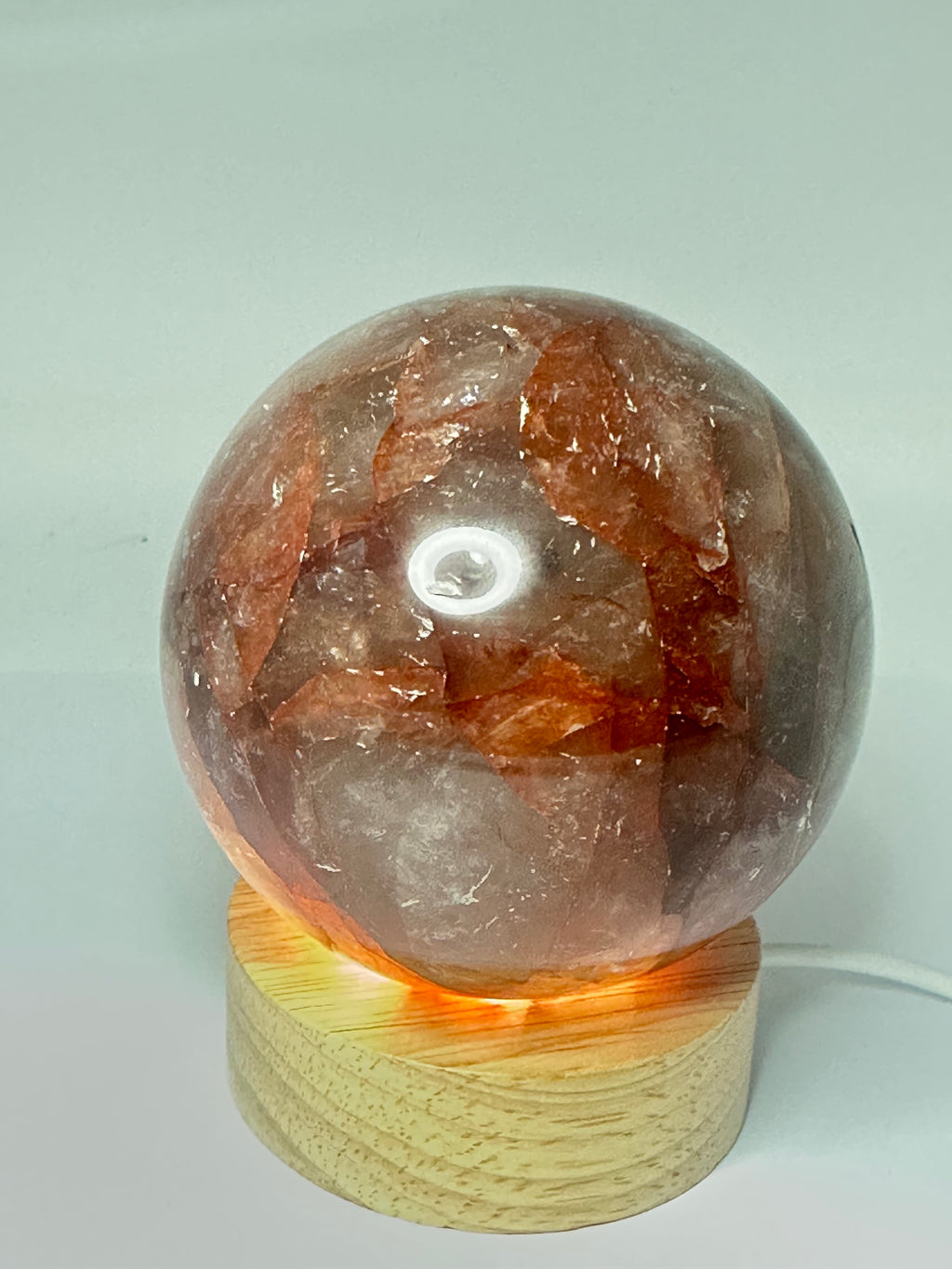 Fire Quartz Sphere – 75mm