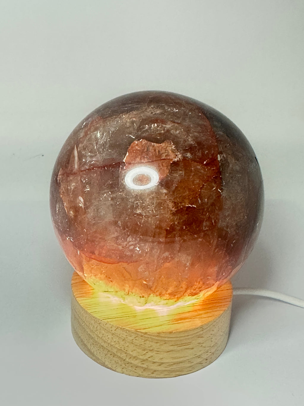 Fire Quartz Sphere – 75mm